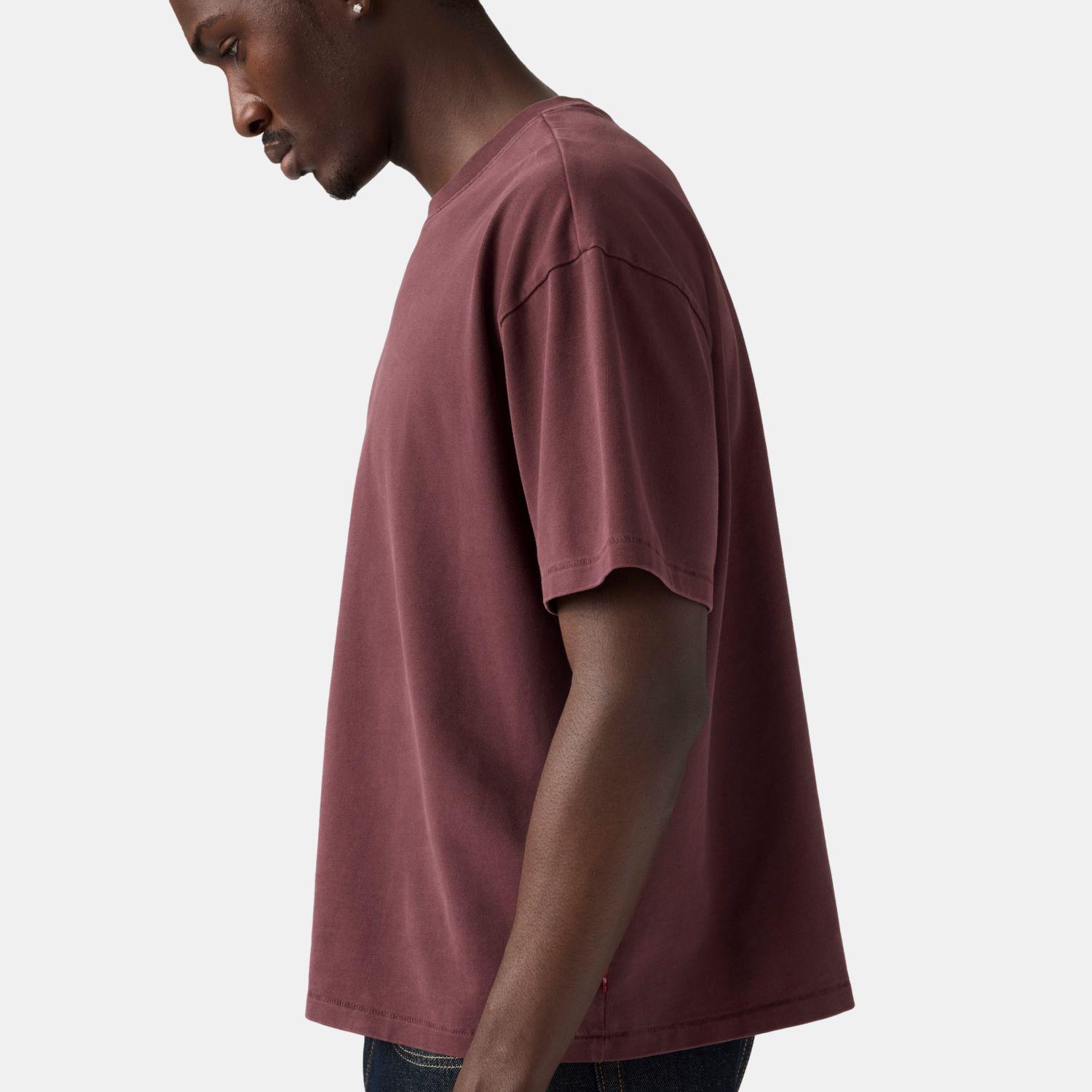 Polera Hombre Boxy Ss Tee Burdeo Levis 0049F-0037-3