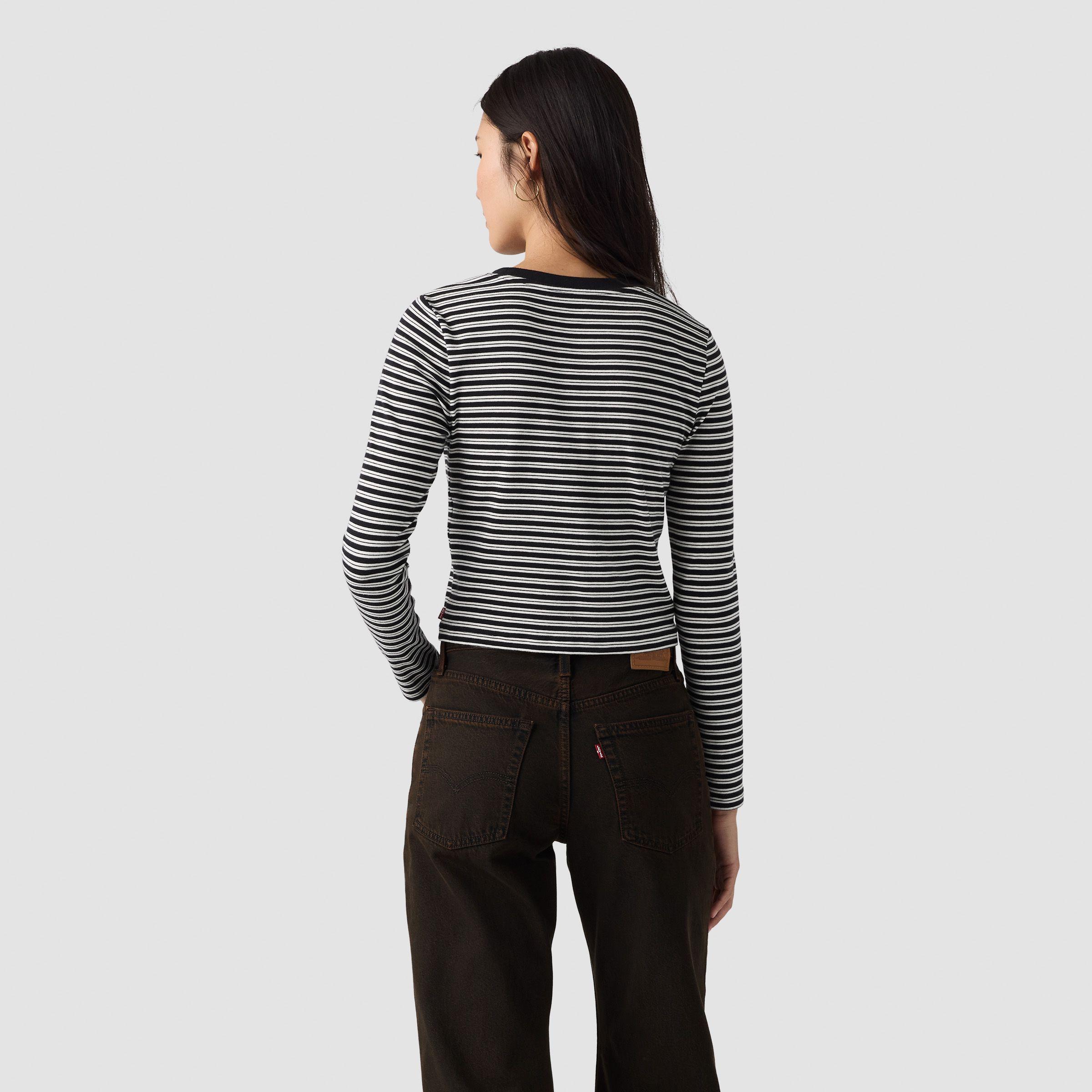 Polera Mujer Essential Baby Ls Negro Levis 008SS-0001-1