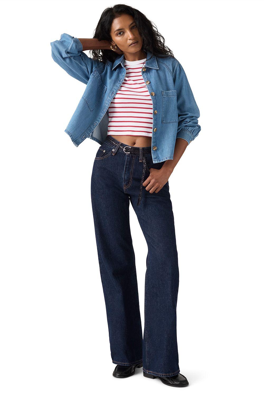 Jeans Mujer Middy Loose Boot Azul Levis 006D1-0006-3