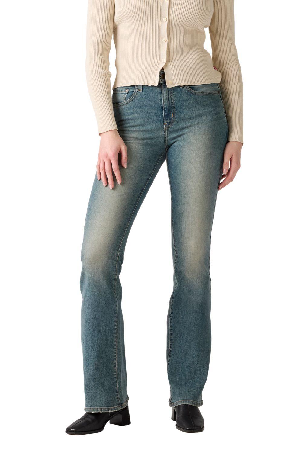Jeans Mujer 726 Hr Flare Celeste Levis A3410-0124-0