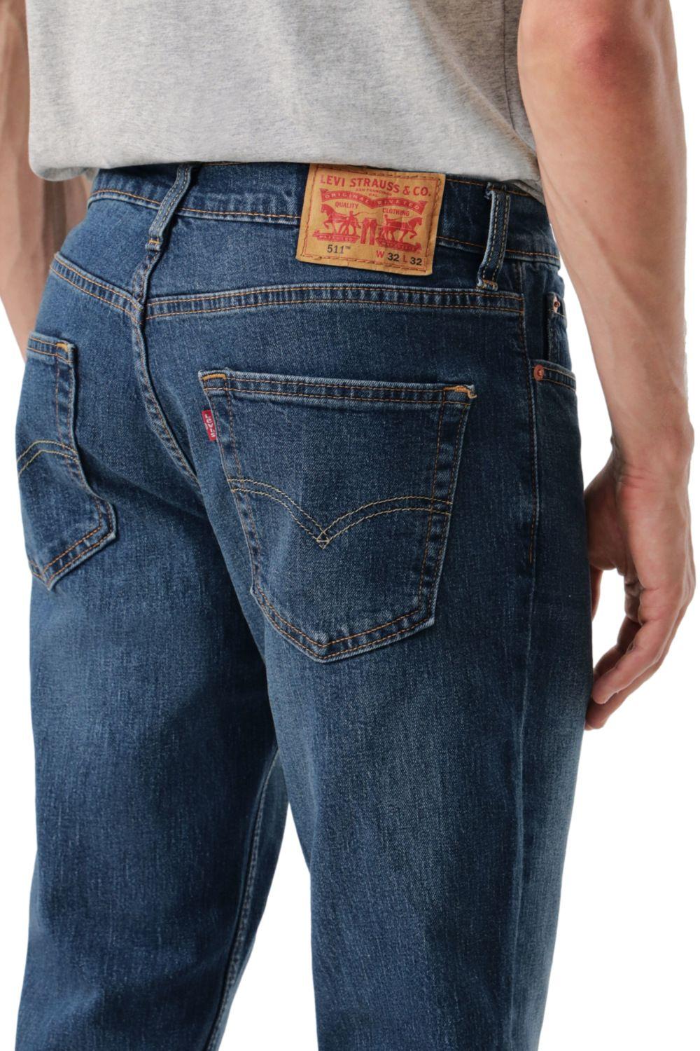 Jeans Hombre 511 Slim Azul Levis 04511-6437-3