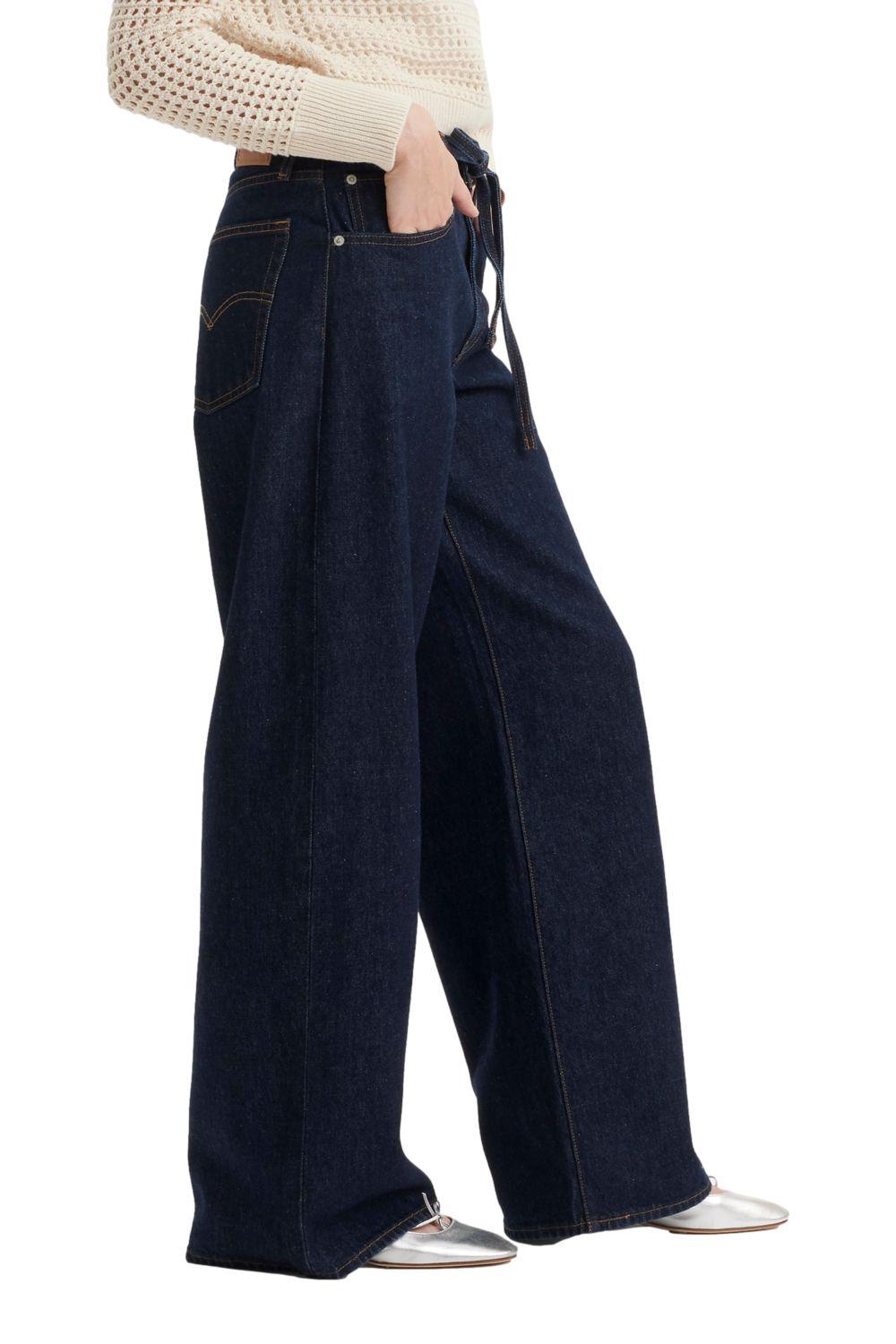 Jeans Mujer XL Straight Azul Levis A8701-0007-1