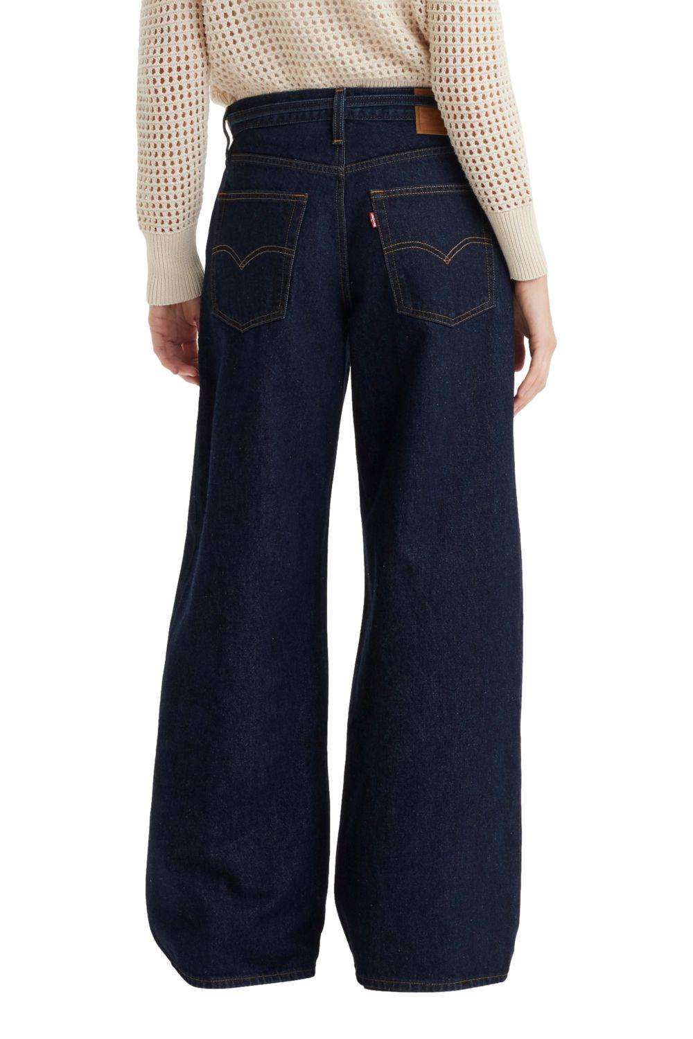 Jeans Mujer XL Straight Azul Levis A8701-0007-2