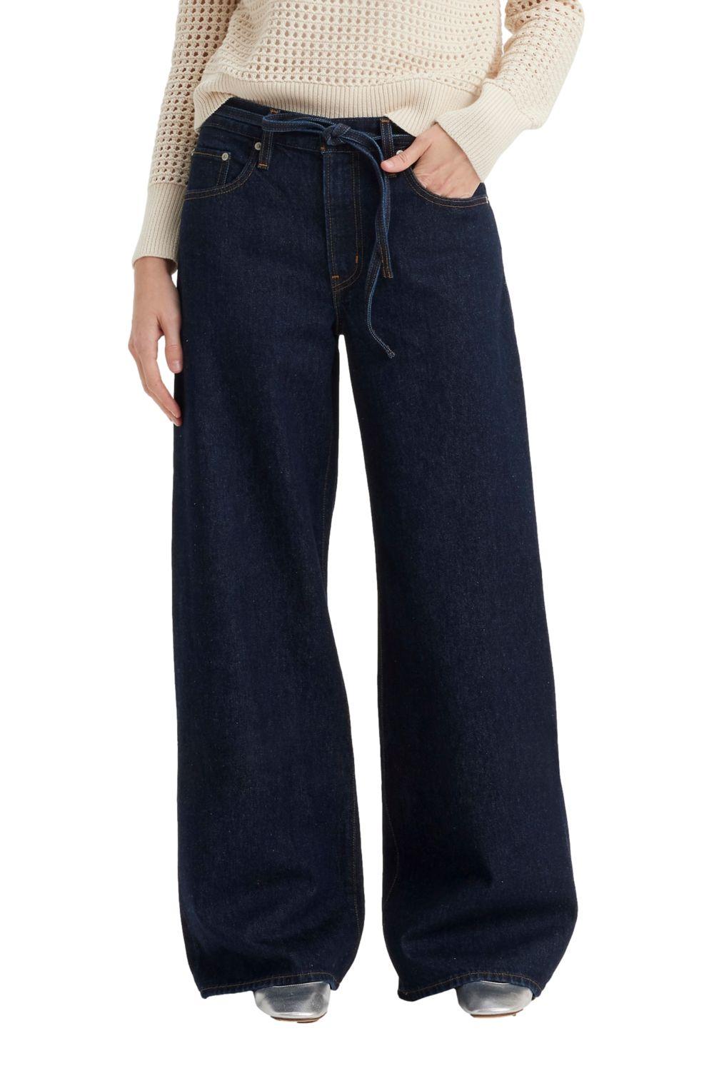 Jeans Mujer XL Straight Azul Levis A8701-0007-0