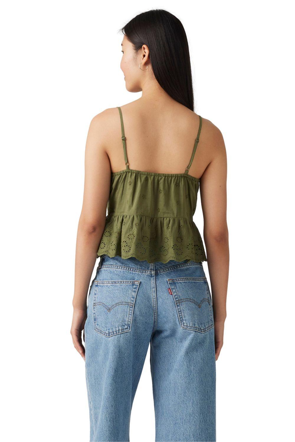 Blusa Mujer Cora Blouse Verde Levis 001SI-0003-1