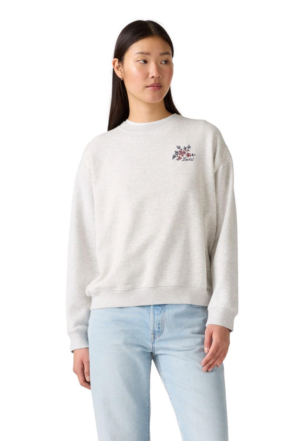 Polerón Mujer Everyday Crew Gris Levis A8800-0064-0