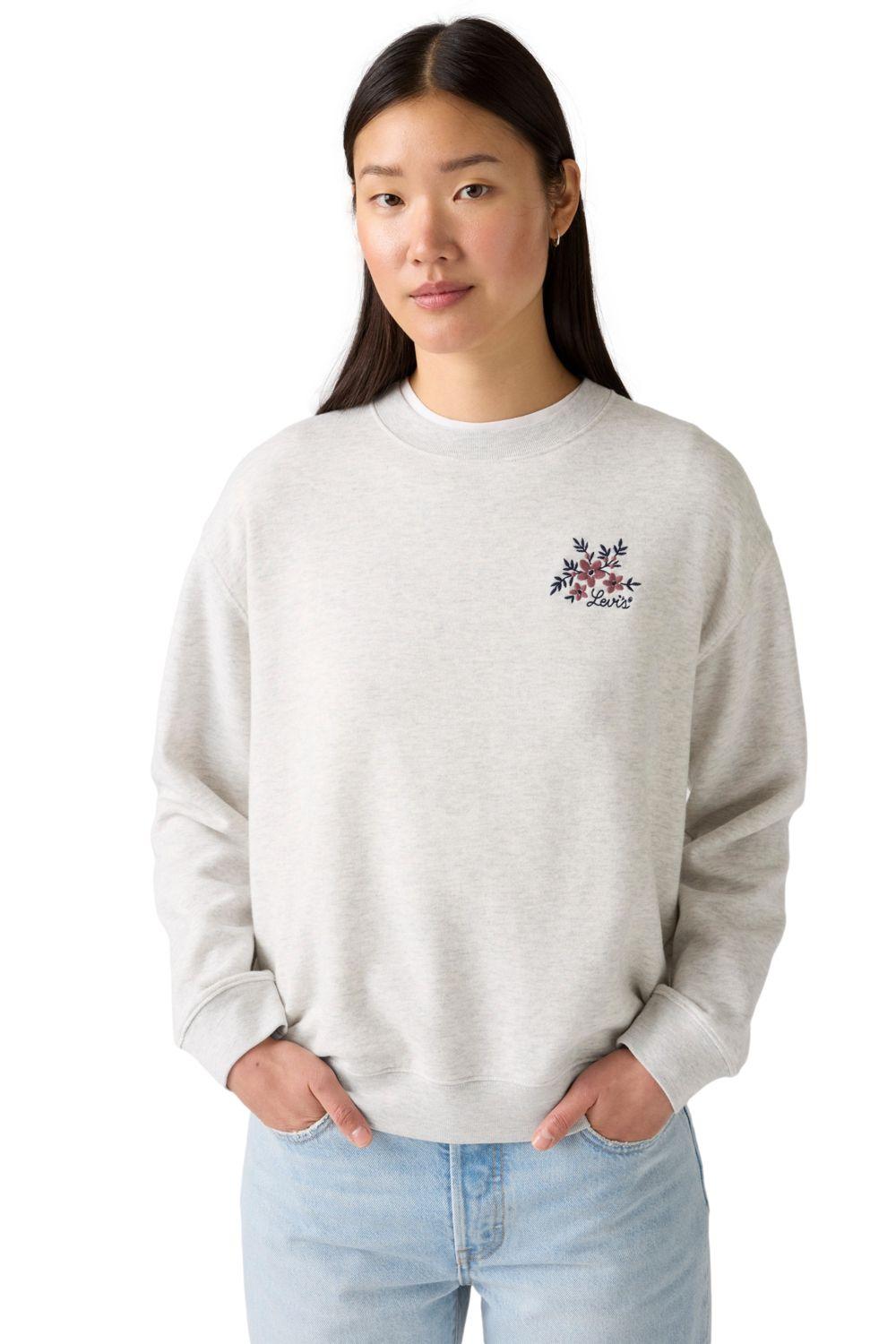 Polerón Mujer Everyday Crew Gris Levis A8800-0064-2