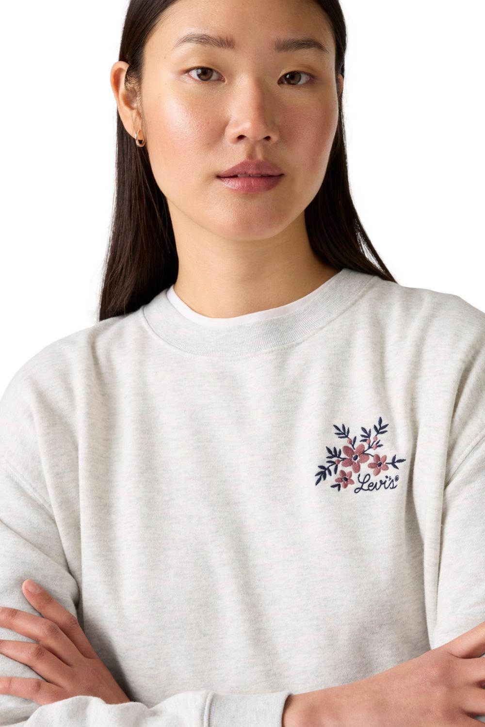 Polerón Mujer Everyday Crew Gris Levis A8800-0064-3