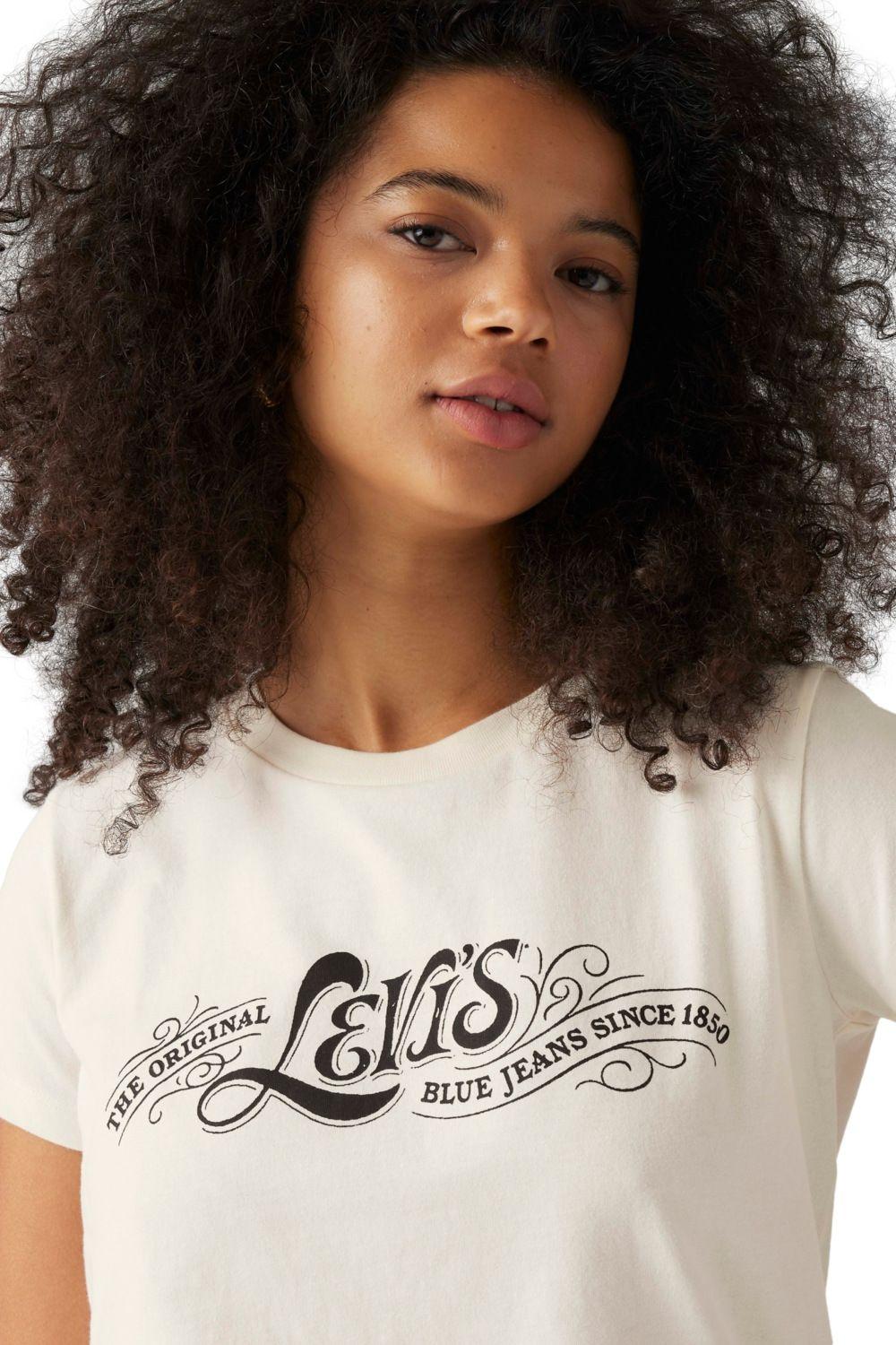 Polera Mujer Regular Fit Blanco Levis A8804-0023-3
