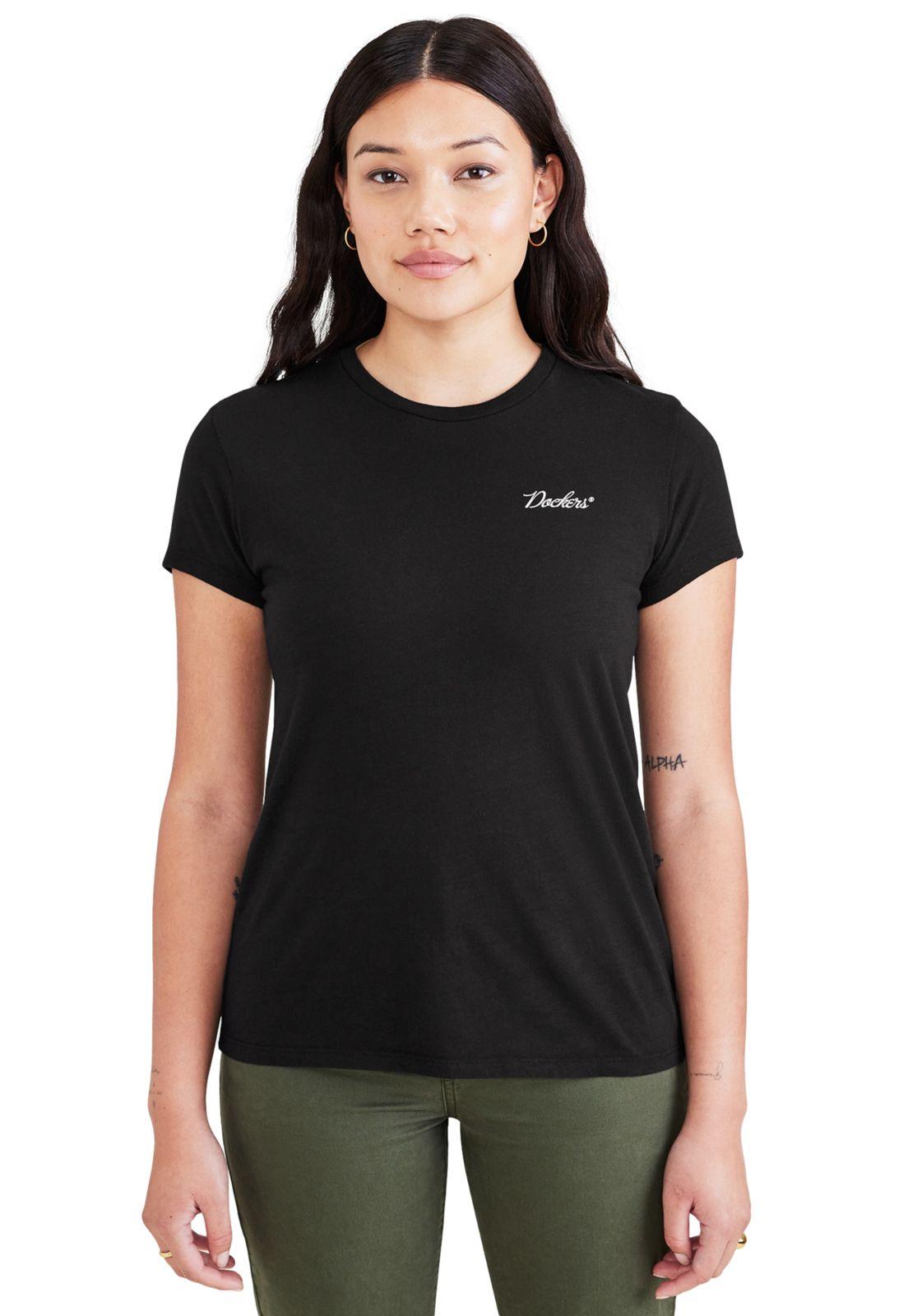 Polera Mujer Graphic Tee Slim Fit Negro A5653-0003-0
