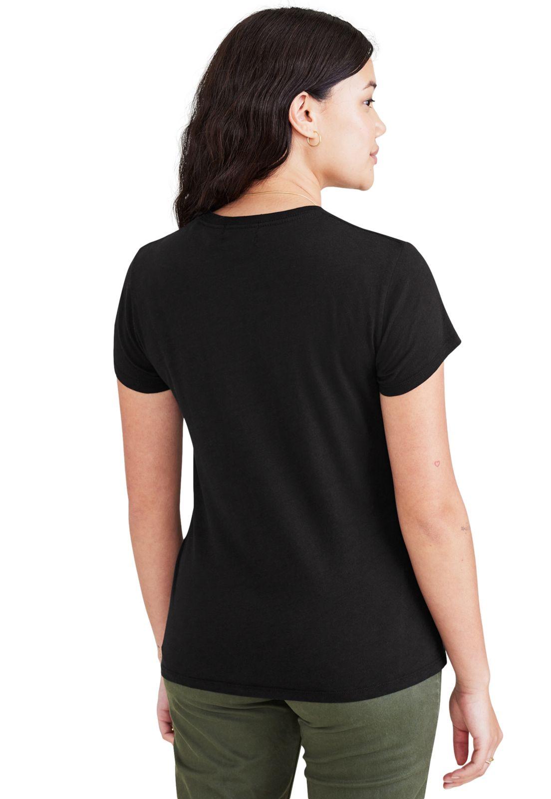 Polera Mujer Graphic Tee Slim Fit Negro A5653-0003-1