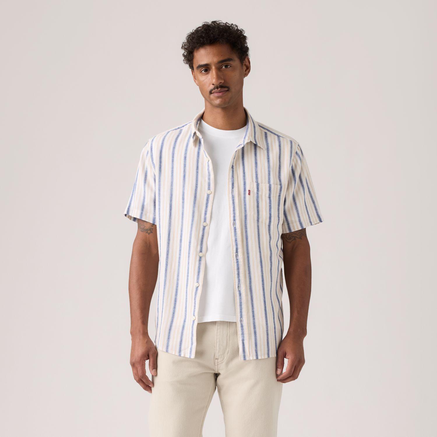 Camisa Hombre S/s Sunset 1 Pkt Standrd Gris Levis 86624-0078-0