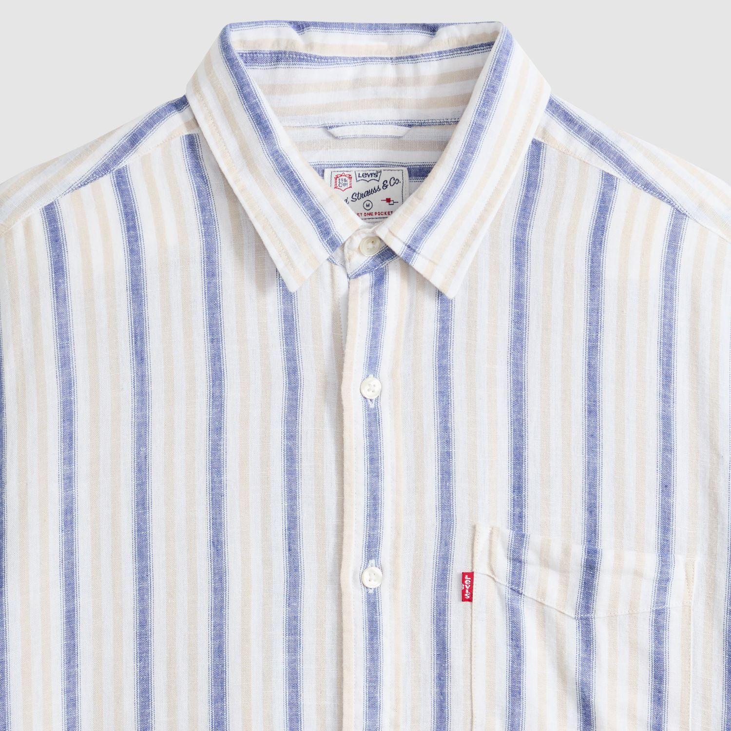 Camisa Hombre S/s Sunset 1 Pkt Standrd Gris Levis 86624-0078-4
