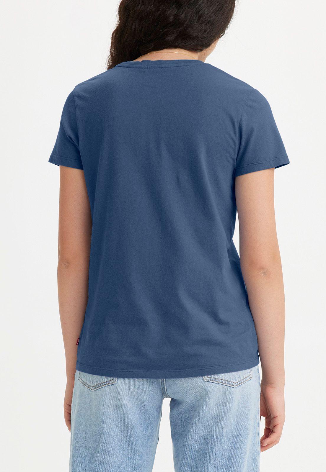 Polera Mujer Manga Corta Azul Levis 17369-2084-1
