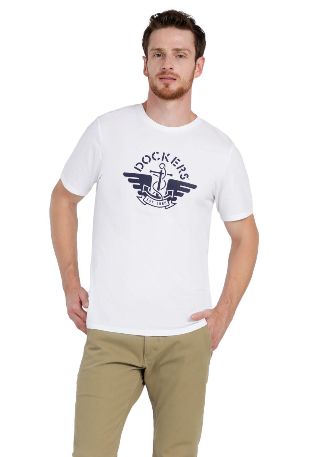 Polera Hombre Graphic Tee Regular Fit Blanco A1814-0000-0