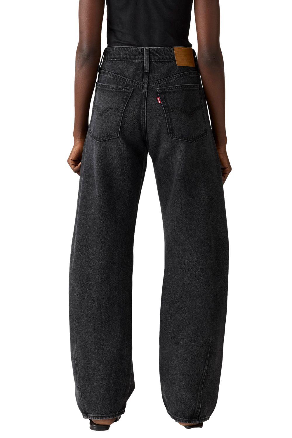 Jeans Mujer Baggy Dad Barrel Negro Levis 0039A-0000-2