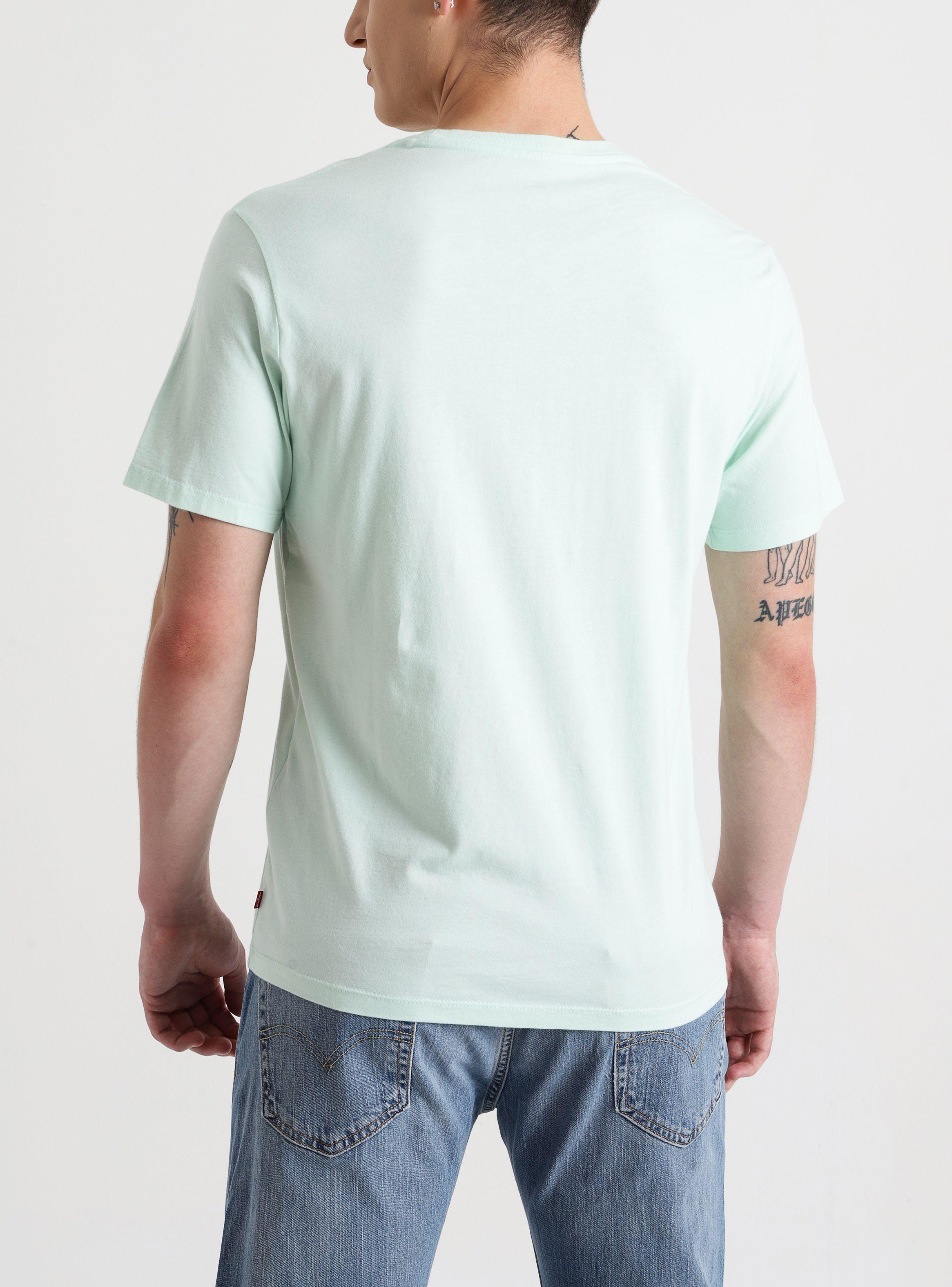Polera Hombre Cuello Redondo  Grande Verde Levis 22491-1186-1