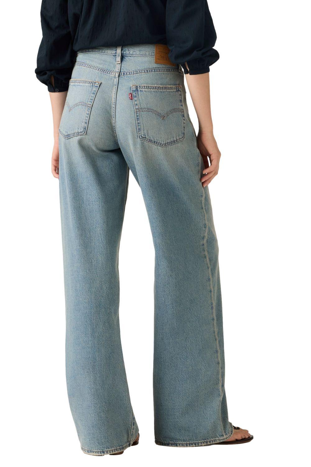 Jeans Mujer Xl Straight Azul Levis A8701-0042-2