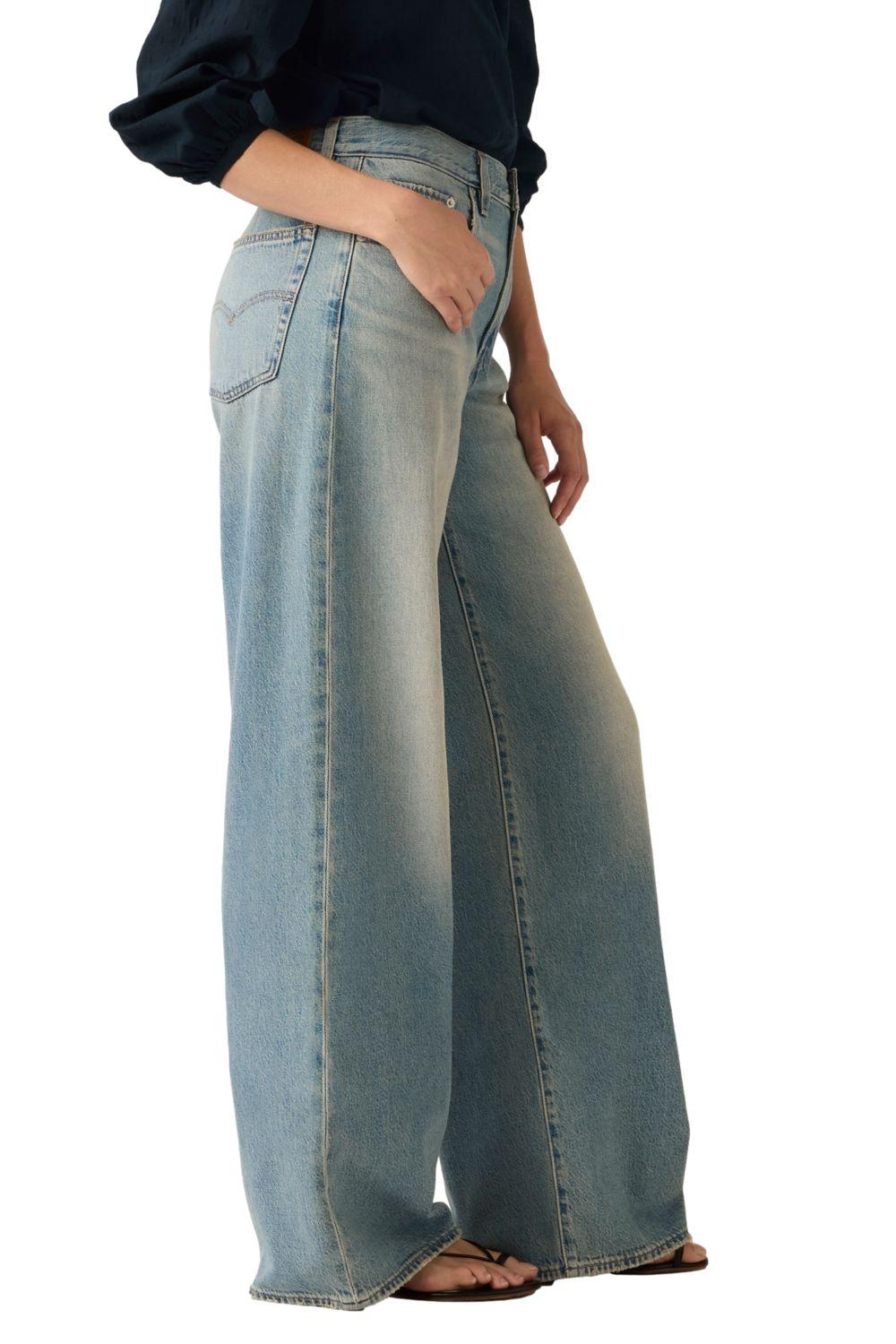 Jeans Mujer Xl Straight Azul Levis A8701-0042-1