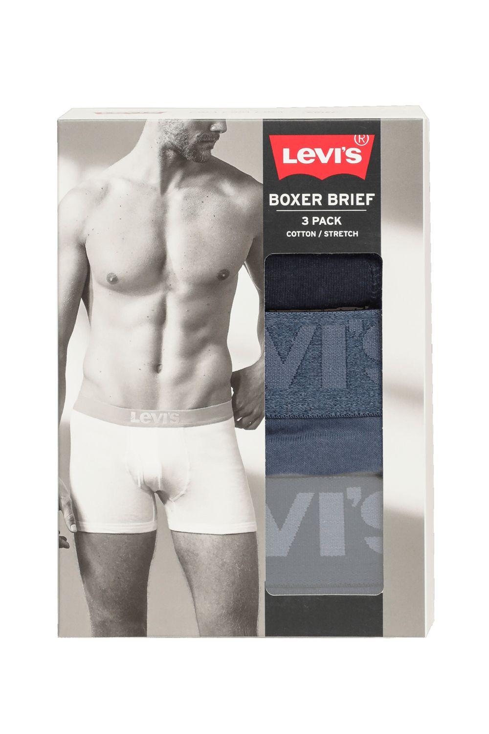 Boxer Hombre 3 Pack Azul Levis LUBC3-0002-4