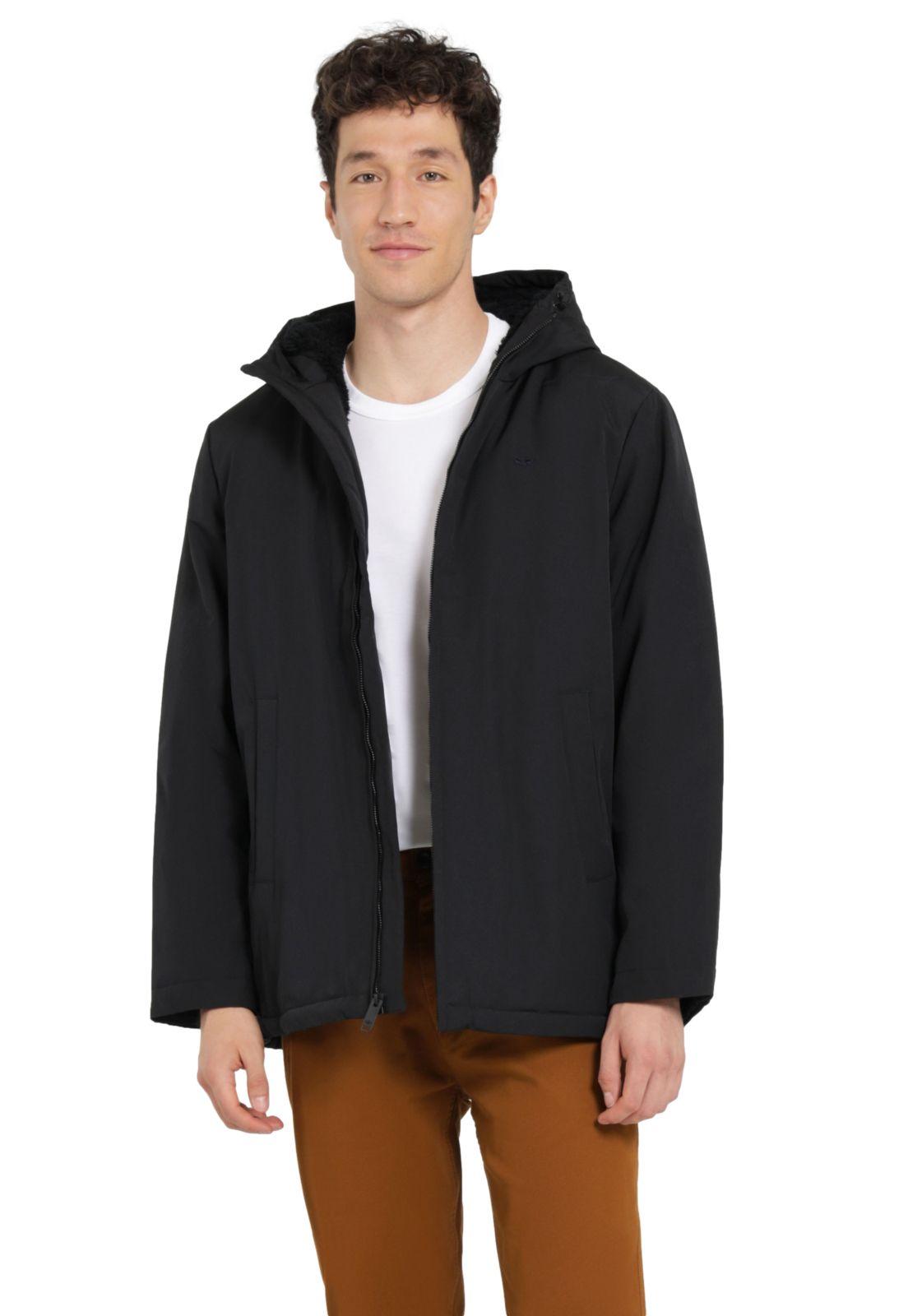 Chaqueta Hombre Arctic Hooded Slim Fit Negro 95868-0018-0
