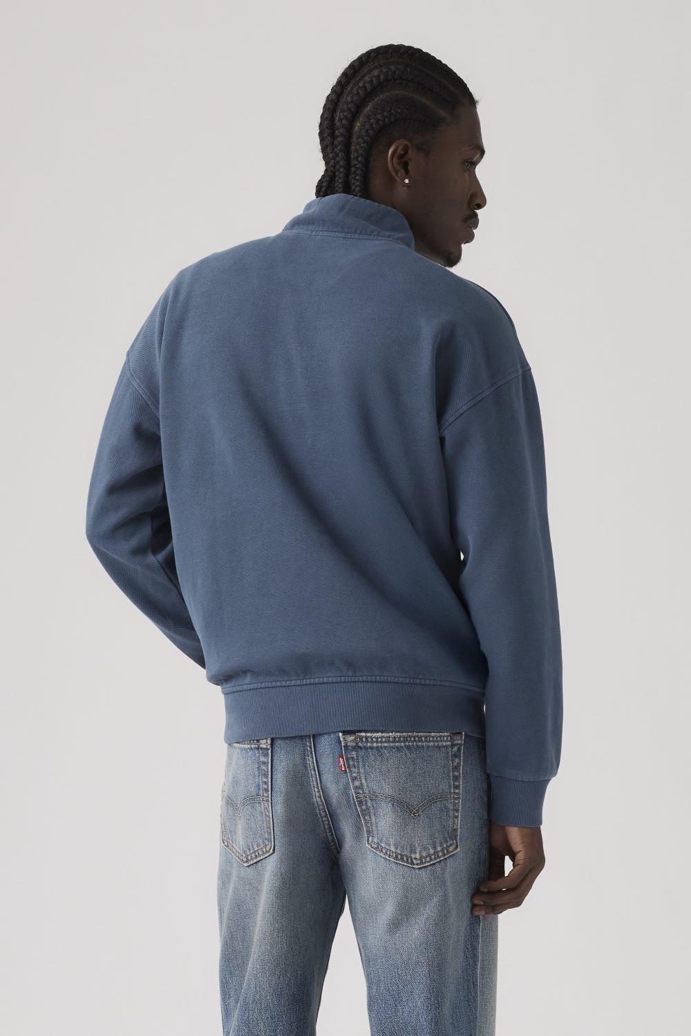 Polerón Hombre Marina Quarter Zip Azul Levis 005K1-0009-1