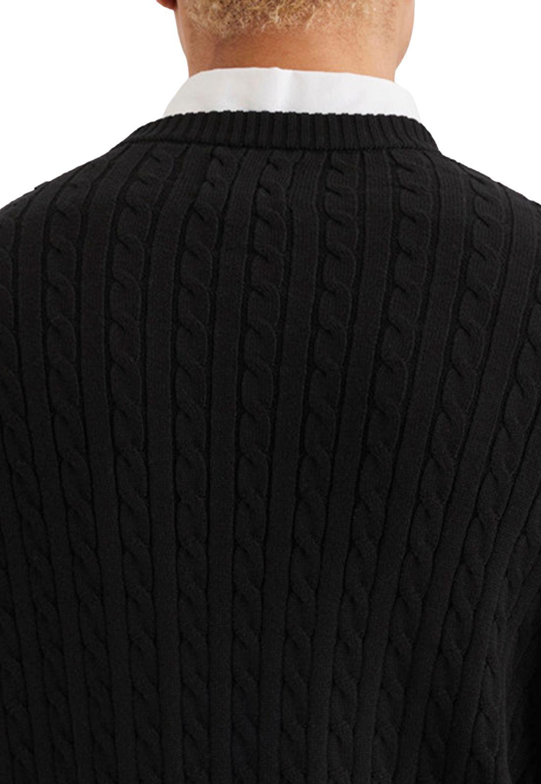 Sweater Hombre Crewneck Regular Fit Negro A3711-0036-3