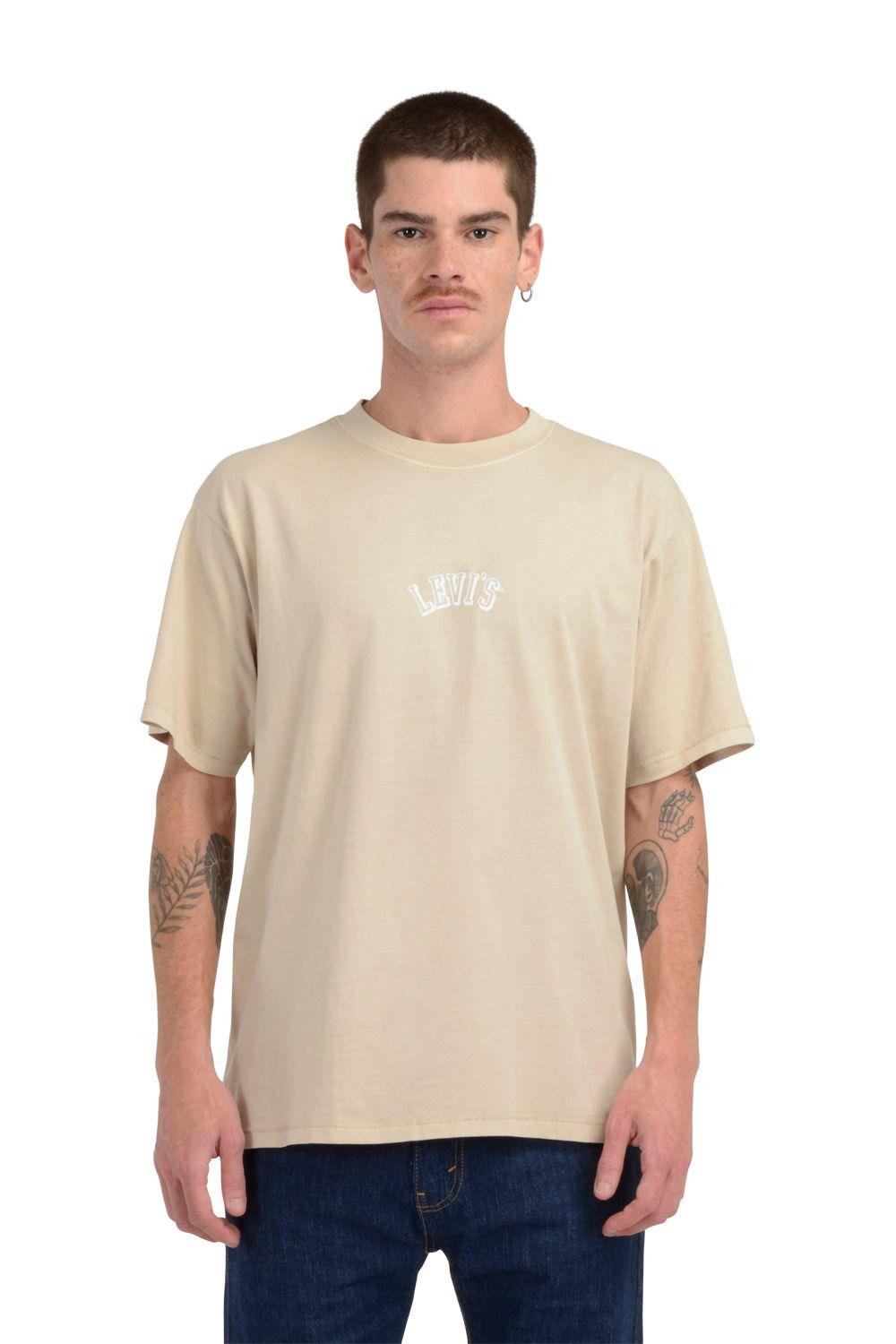 Polera Hombre Cuello Redondo Beige Levis 87373-0059-0