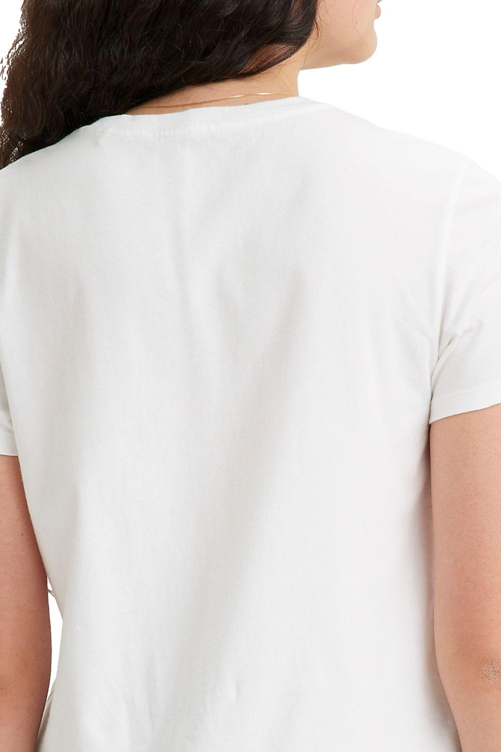 Polera Mujer Regular Fit Lisa Logo Blanco Levis 17369-2498-3