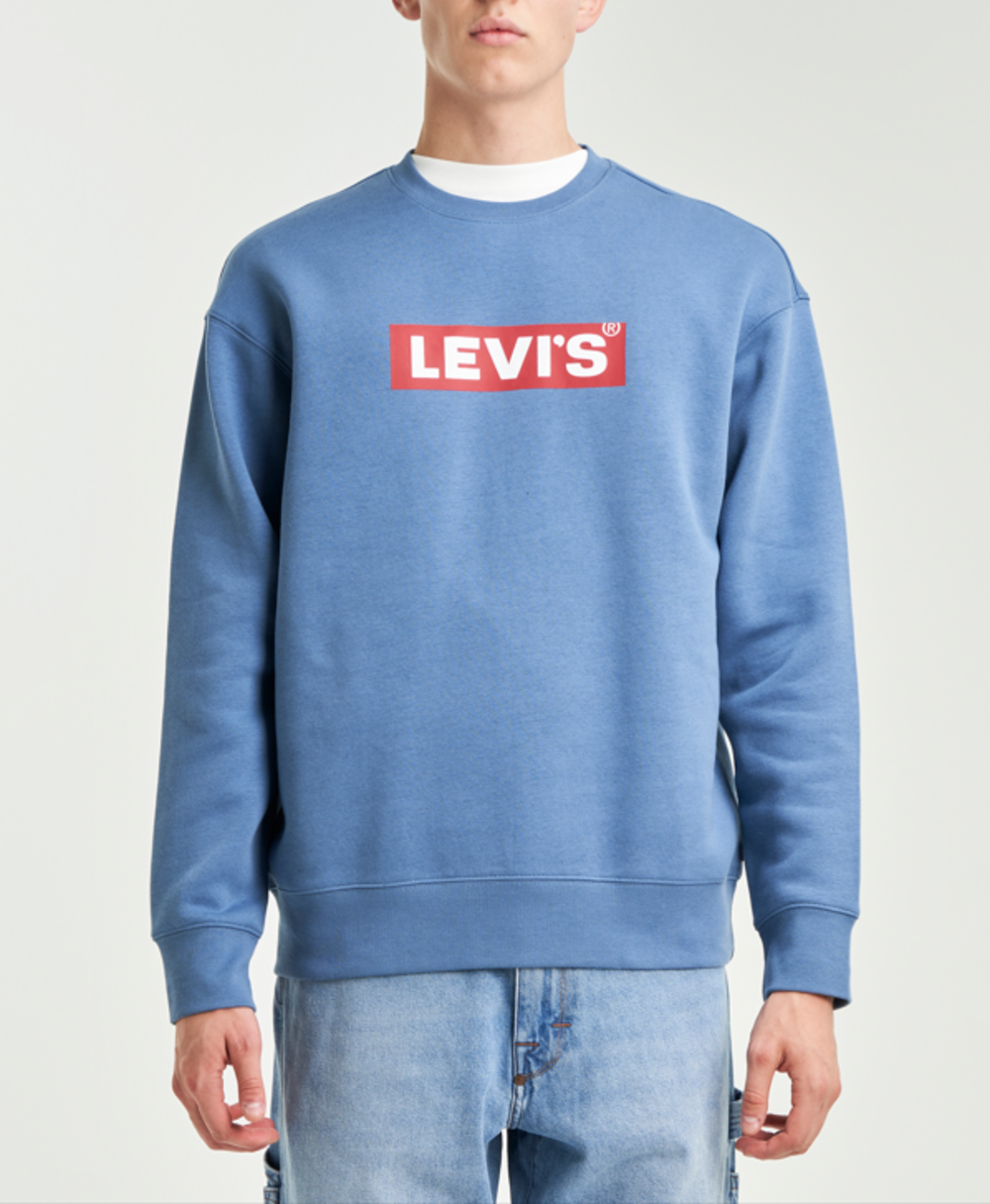 Polerón Hombre Relaxed Fit Gráfico Azul Levis 38712-0068-0