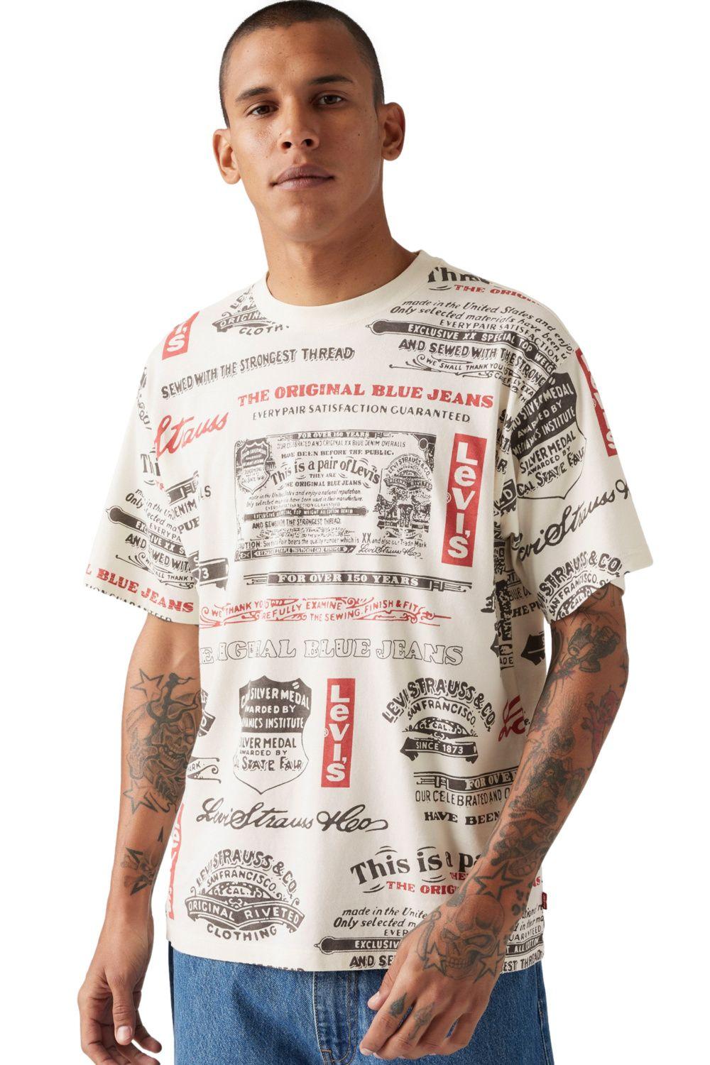Polera Hombre Vintage Fit Graphic Tee Beige Levis 87373-0349-2