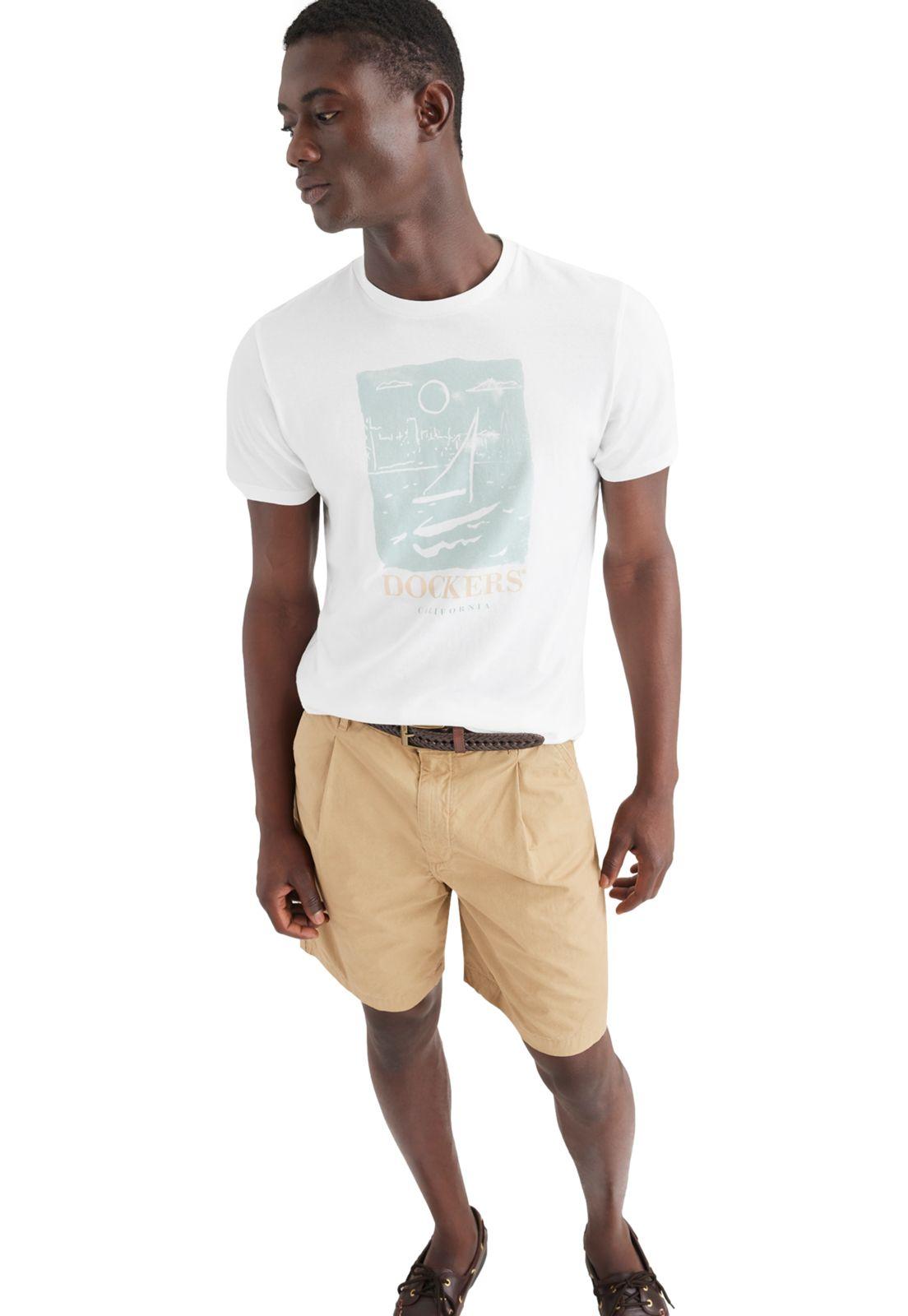 Polera Hombre Graphic Tee Slim Fit Blanco Diseño A1103-0243-2