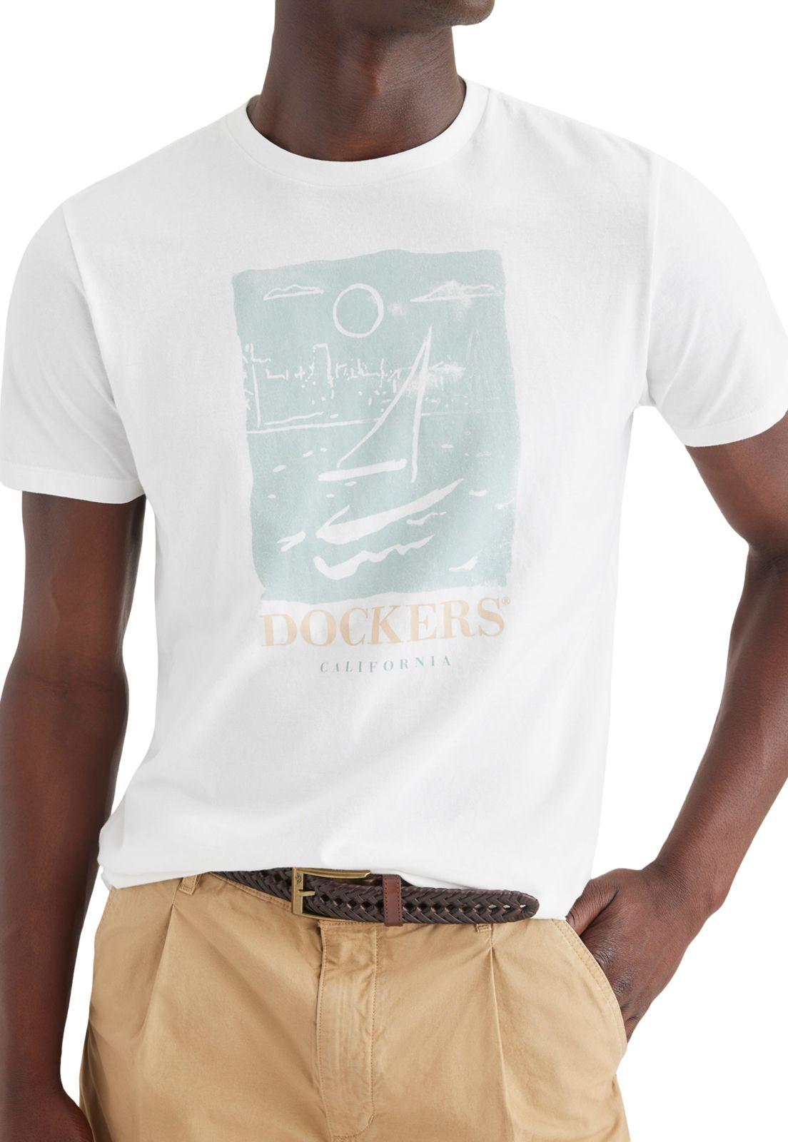 Polera Hombre Graphic Tee Slim Fit Blanco Diseño A1103-0243-3