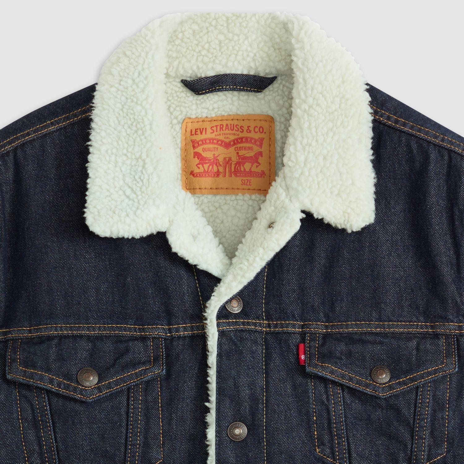 Chaqueta Hombre Type 3 Sherpa Trucker Azul Levis 16365-0285-4