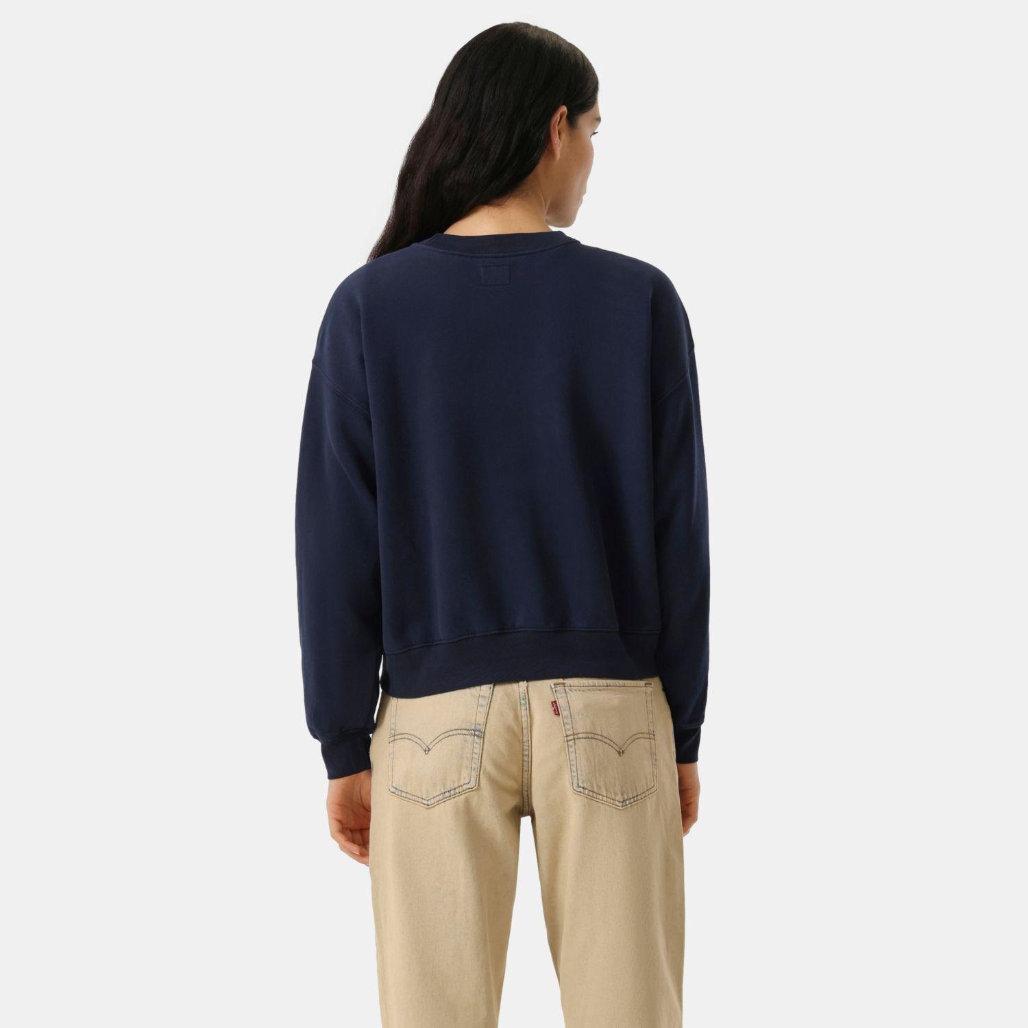 Polerón Mujer Vintage Boxy Crew Azul Levis 005OZ-0037-2