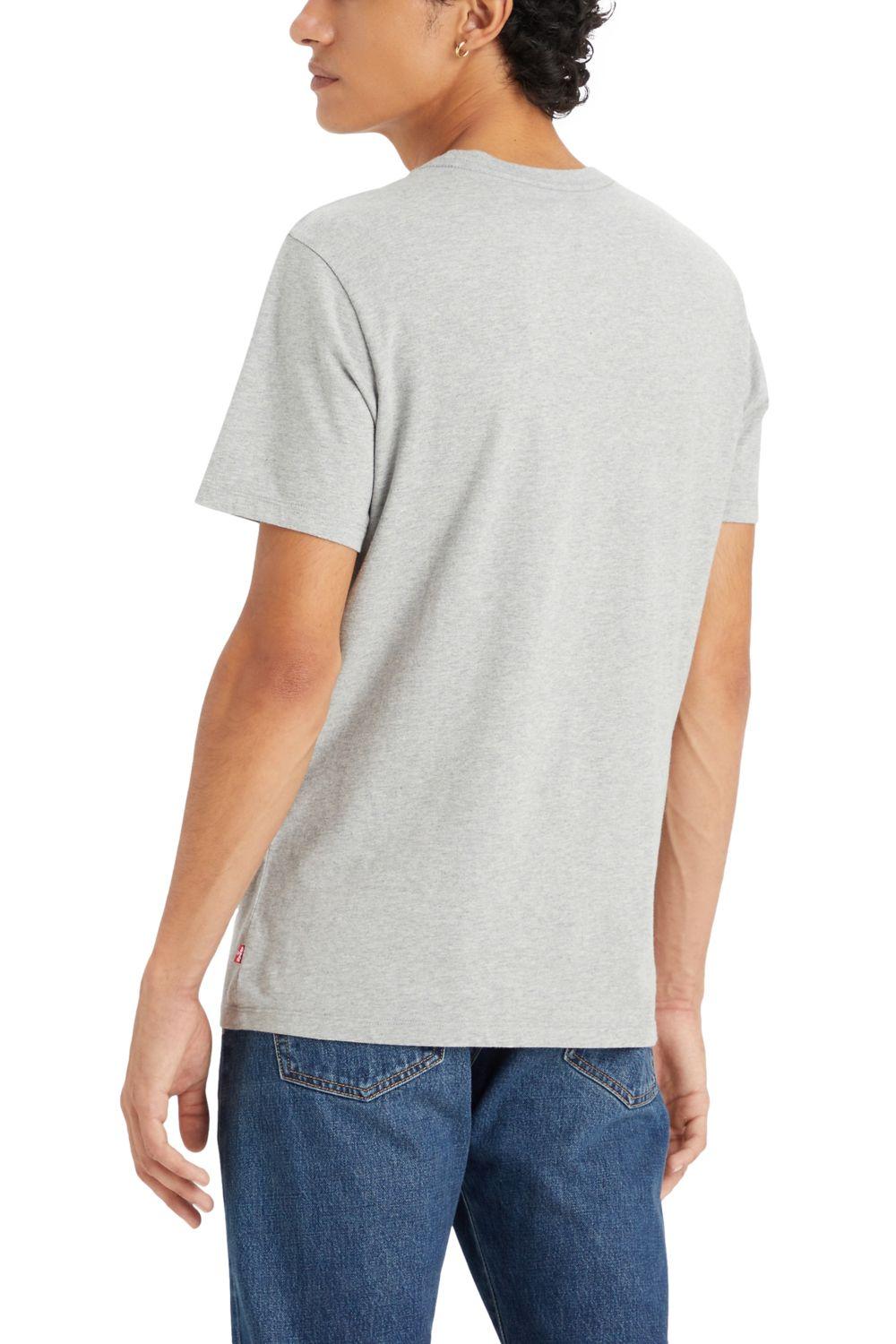 Polera Hombre Regular Fit Gráfica Gris Levis 22491-1452-1
