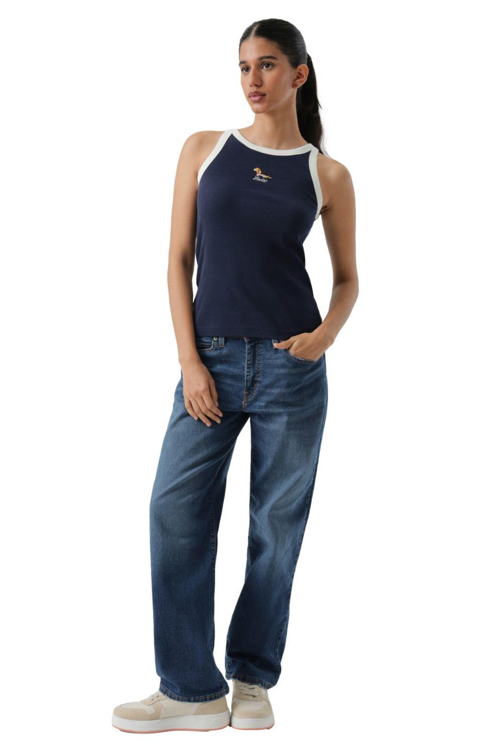 Polera Mujer Essential Racer Tank Azul Levis 003QP-0006-4