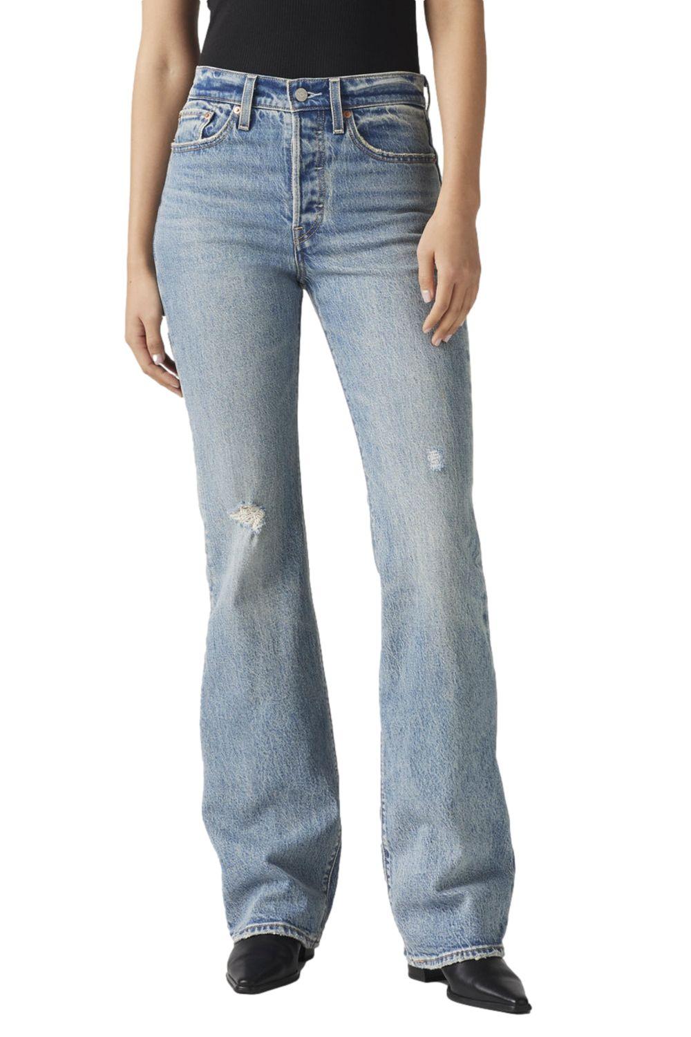 Jeans Mujer Wedgie Boot Celeste Levis A8710-0008-0