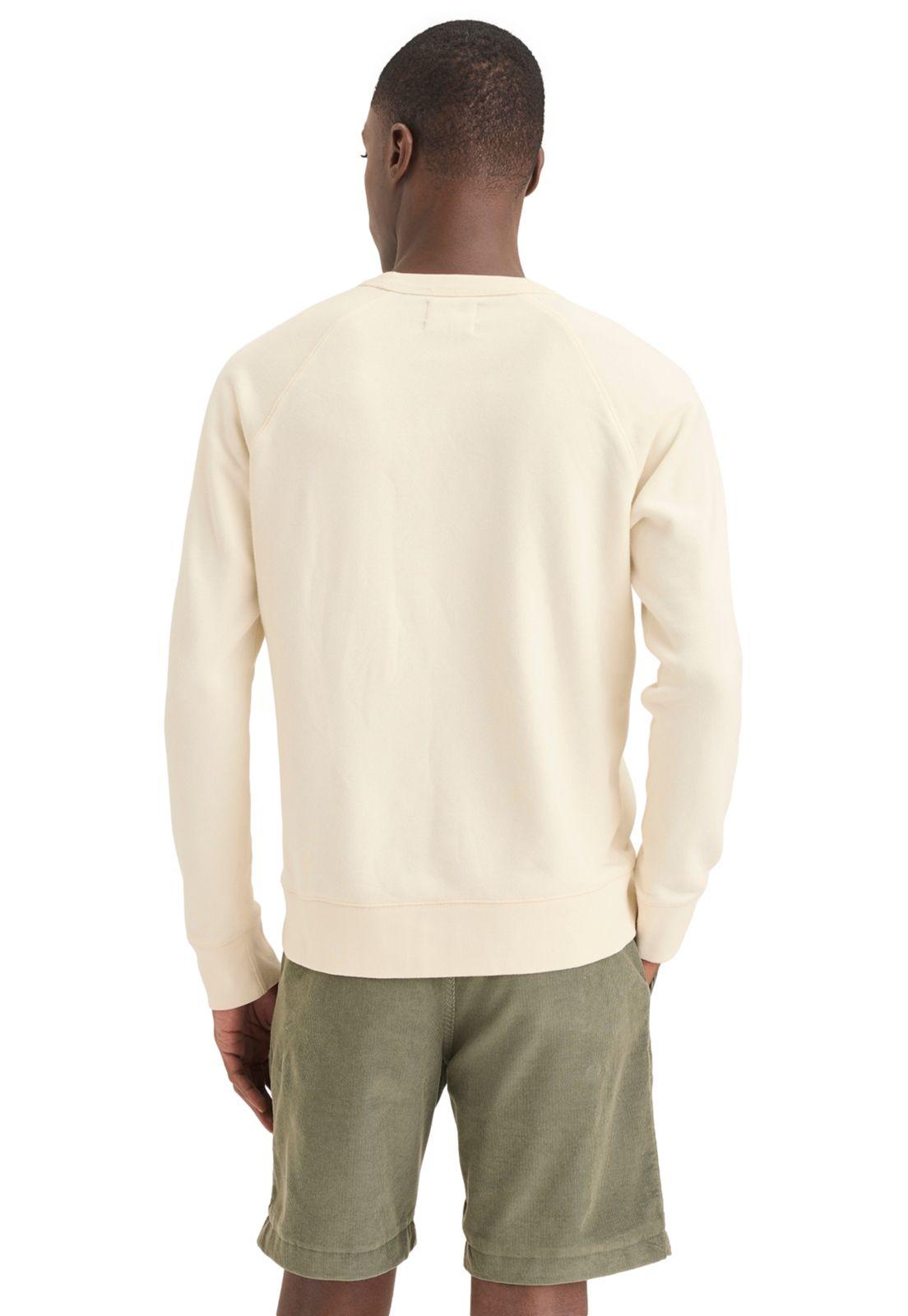 Polerón Hombre Crewneck Regular Fit Blanco A1104-0081-2