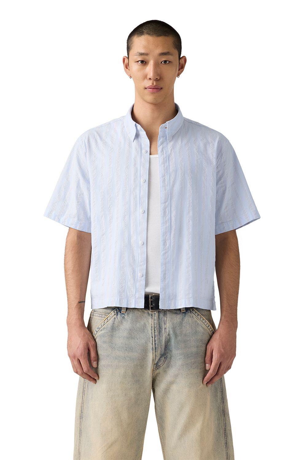 Camisa Hombre Lama Crop Shirt Celeste Levis 005GH-0001-2