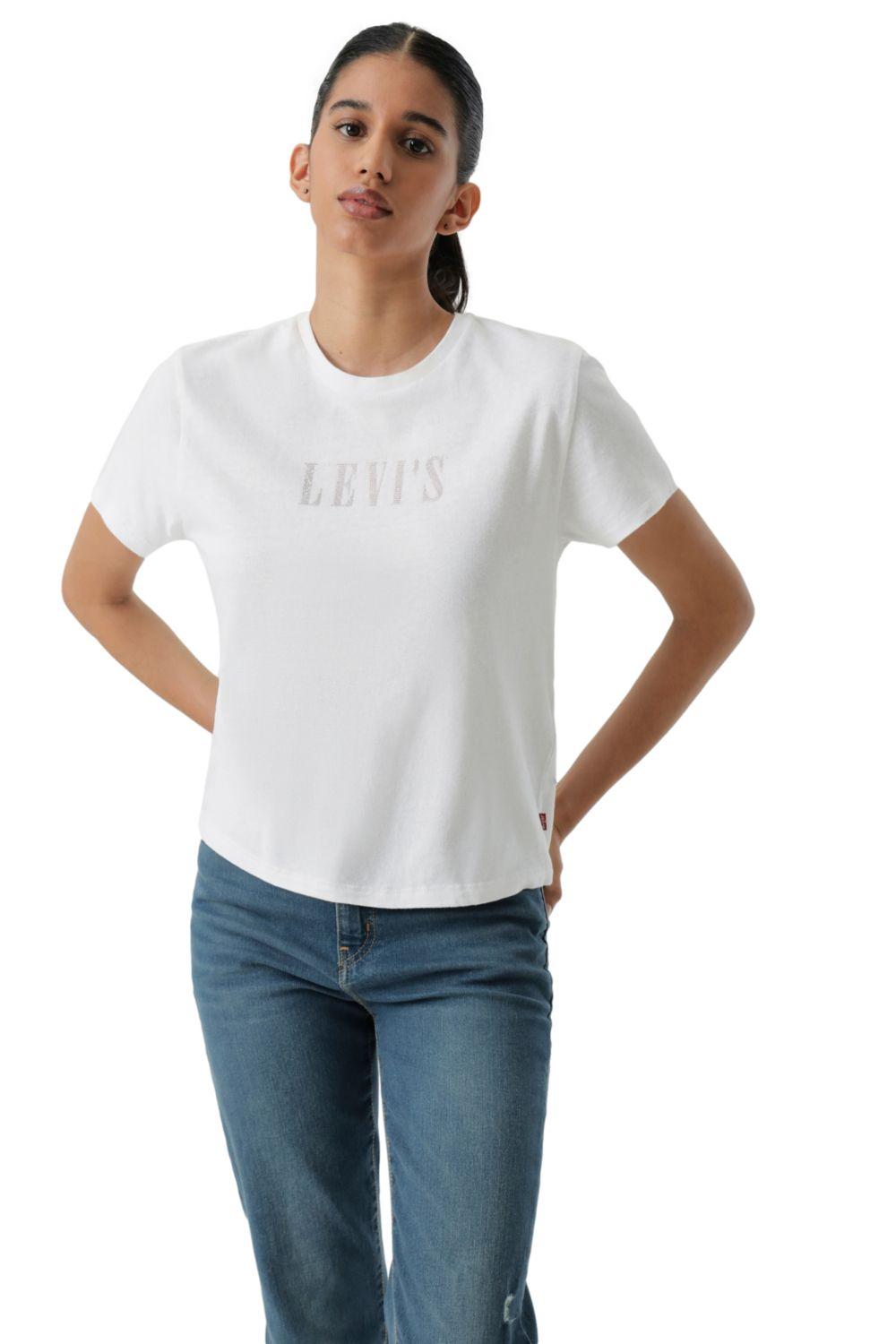 Polera Mujer Graphic Classic Tee Blanco Levis A2226-0140-4