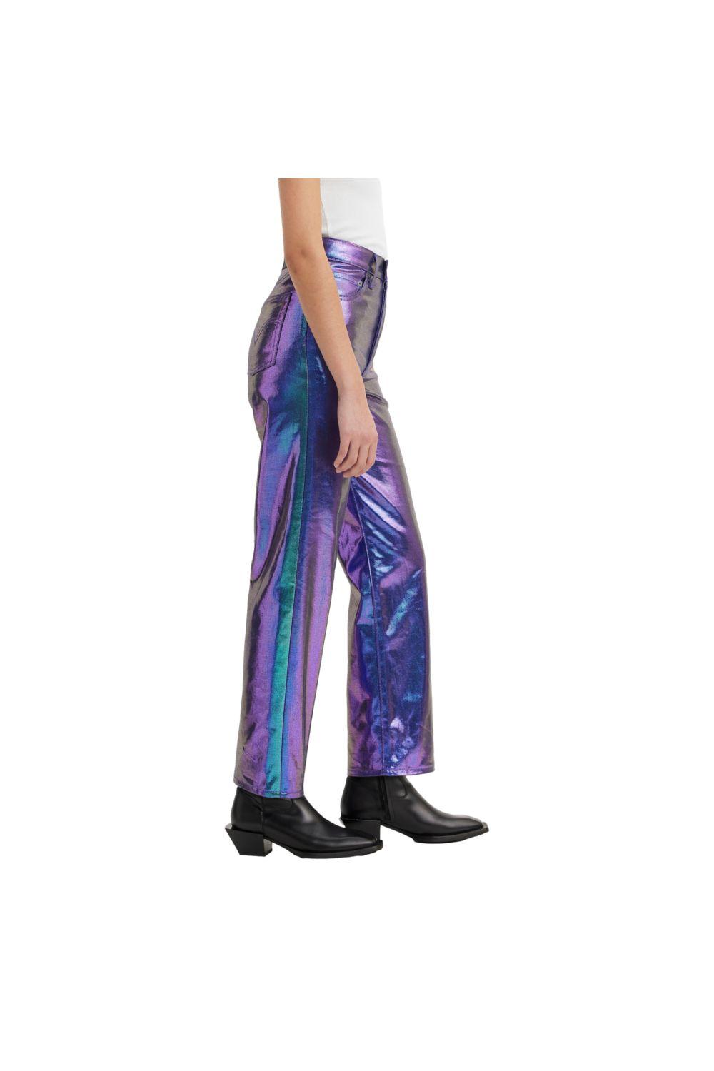 Jeans Mujer Ribcage Straight Ankle Morado Levis 72693-0213-1