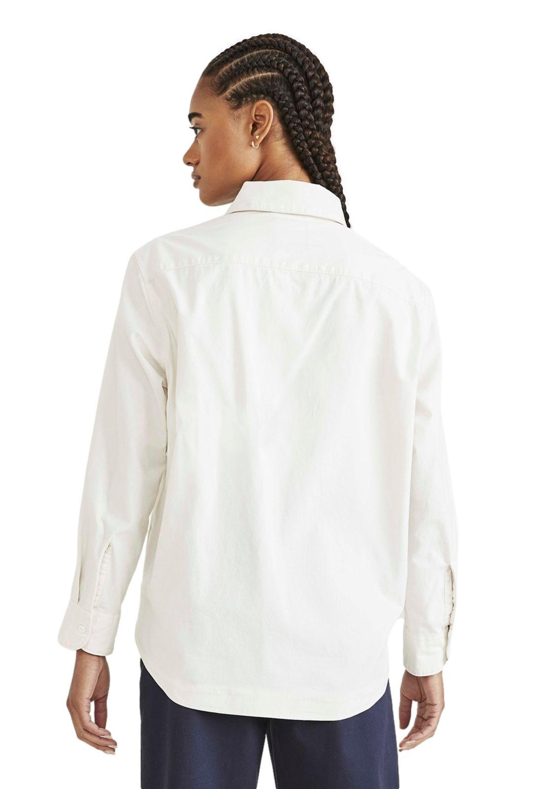 Blusa Mujer Relaxed Fit Blanca A3168-0000-1