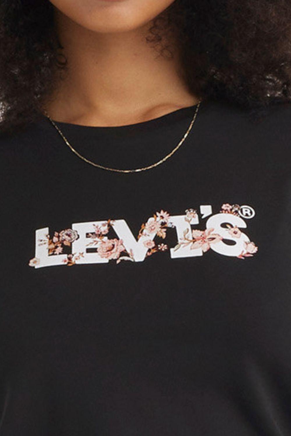 Polera Mujer Regular Fit Negro Levis 17369-2769-1