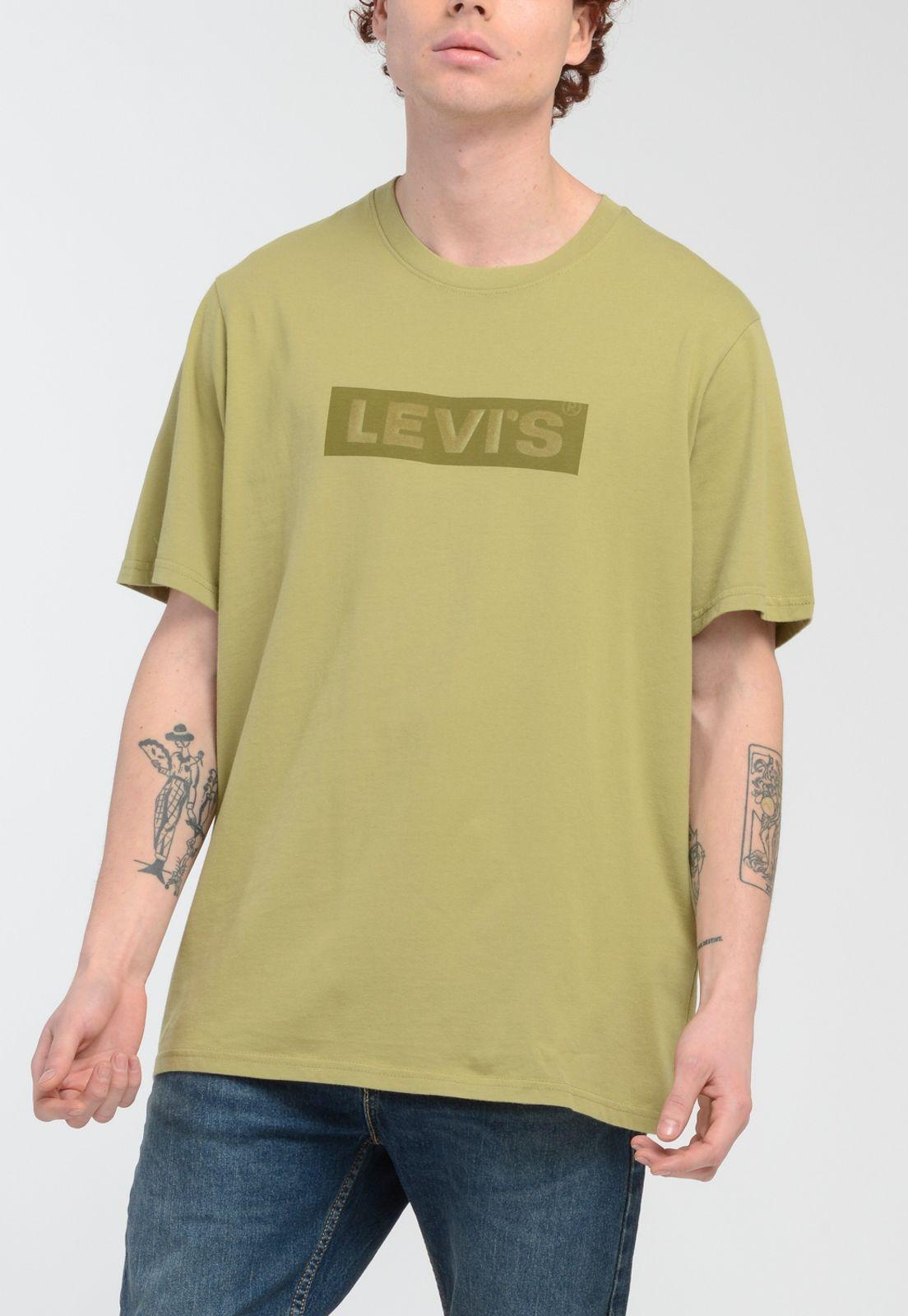 Polera Hombre Lisa Verde Oscuro Levis 16143-0608-0