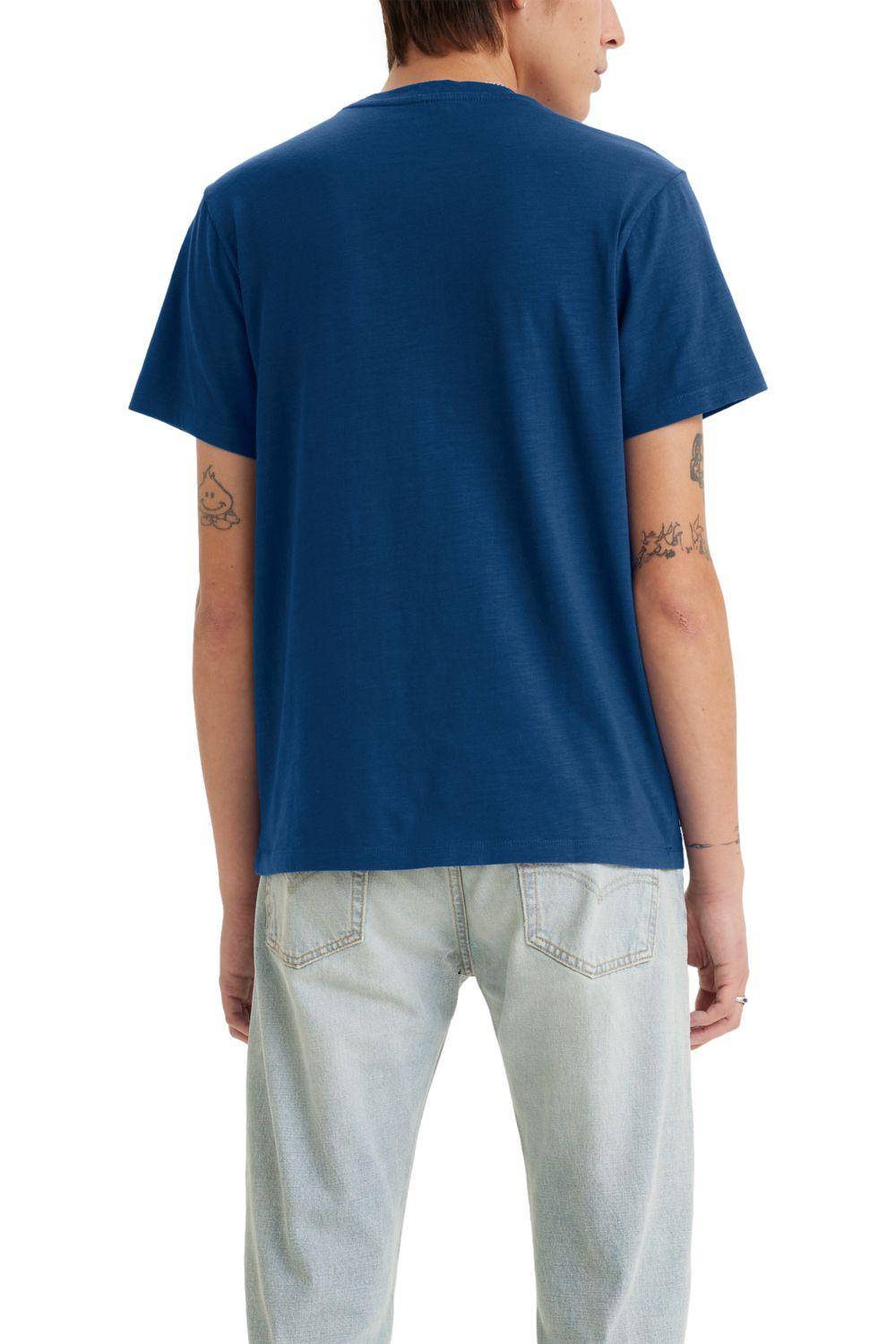 Polera Hombre Manga corta Red Tab Azul Levis 19342-0335-3