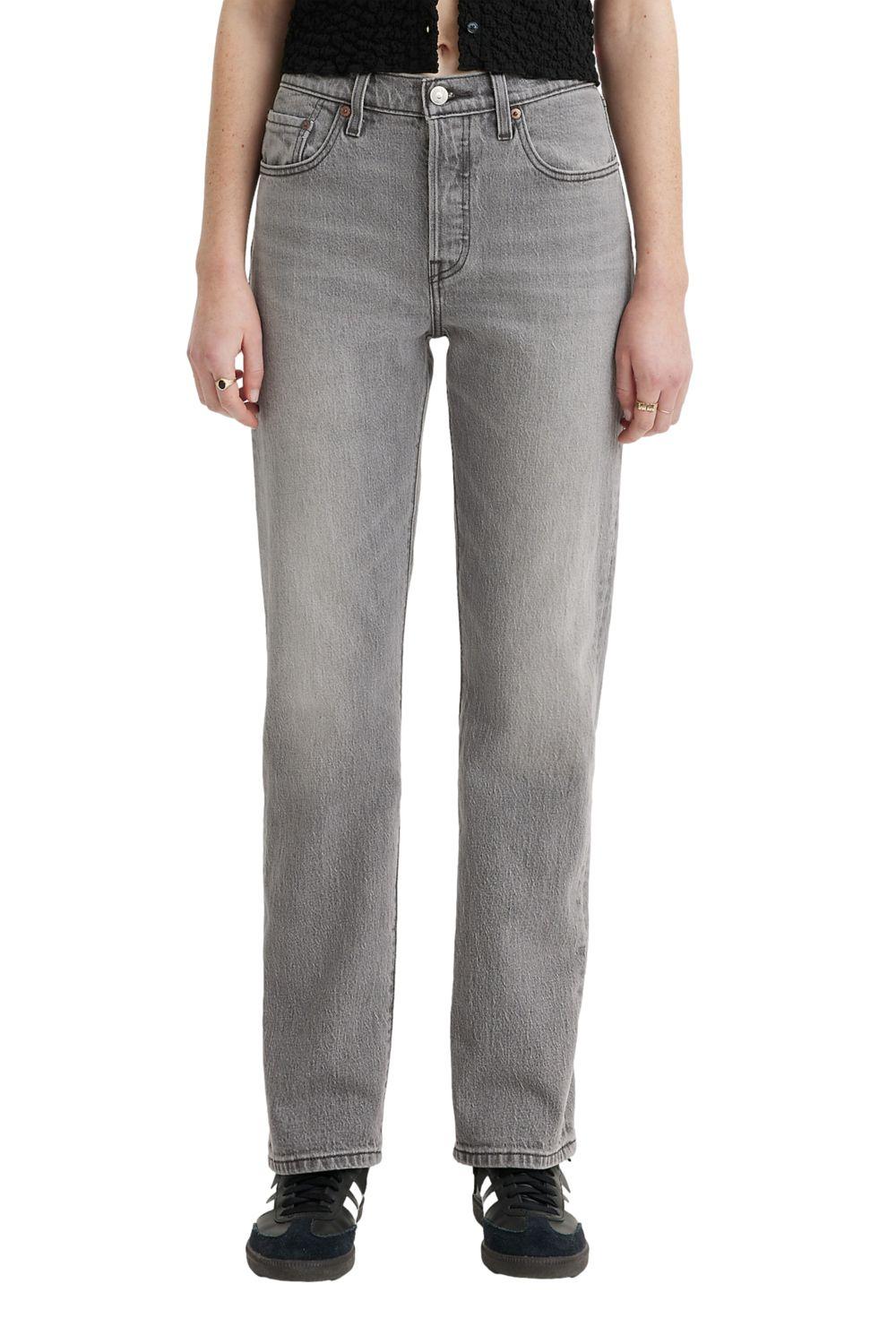 Jeans Mujer 501 Original Fit Gris Levis 12501-0447-0