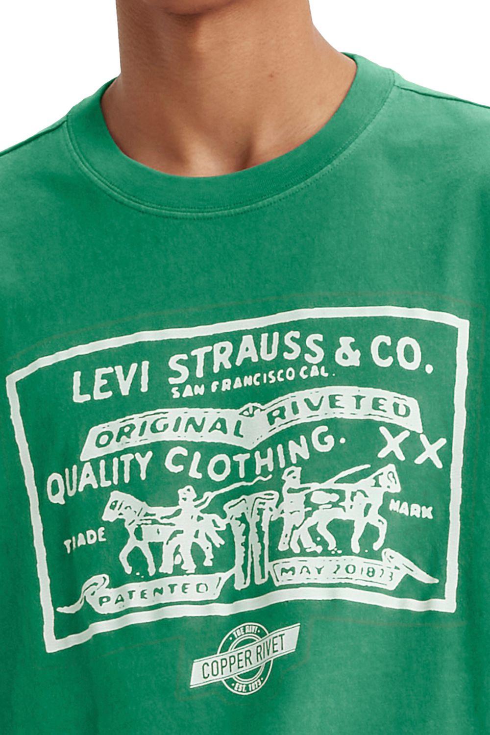 Polera Hombre Vintage Fit Graphic Tee Verde Levis 87373-0145-2