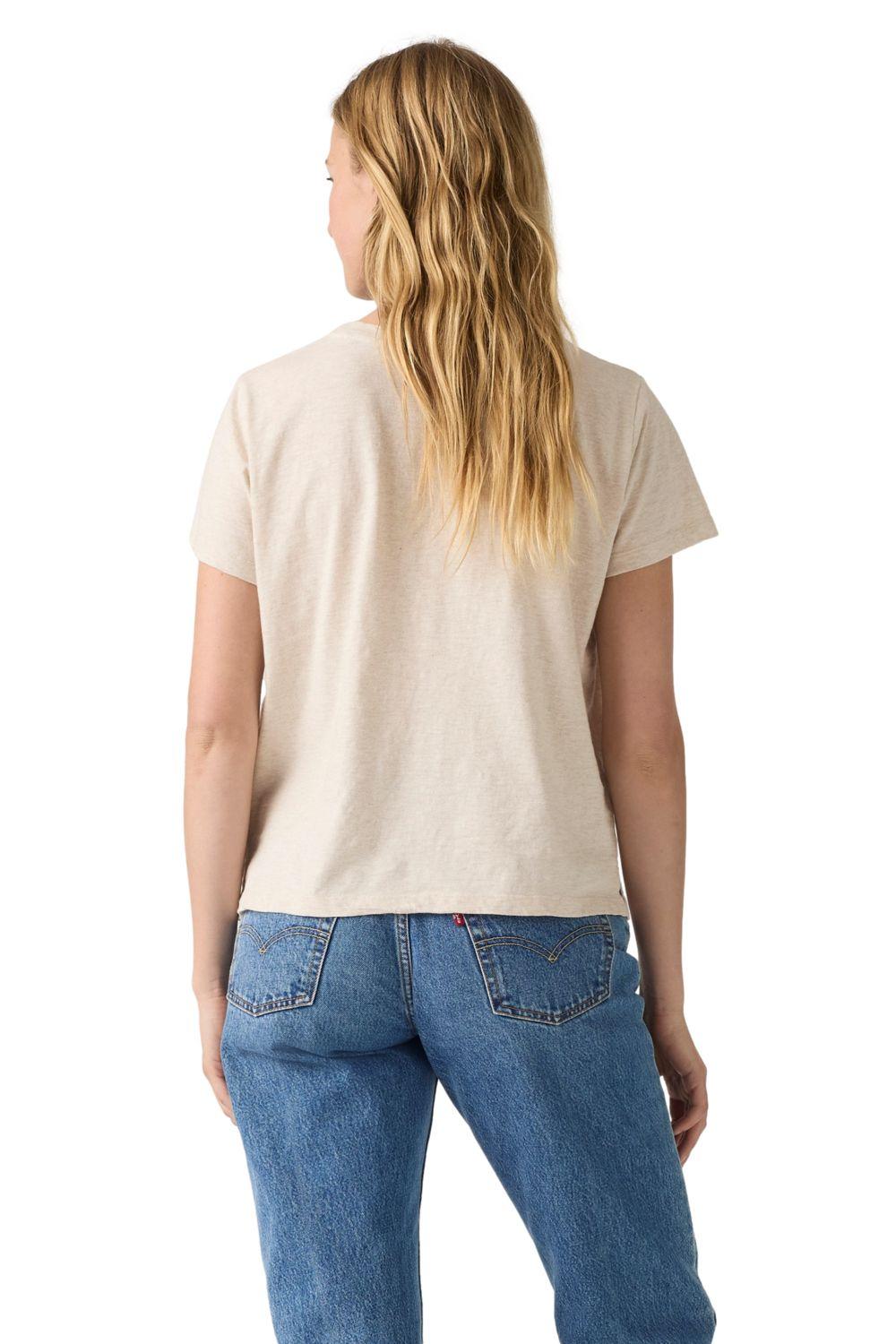 Polera Mujer Graphic Boxy Tshirt Beige Levis A8804-0050-1
