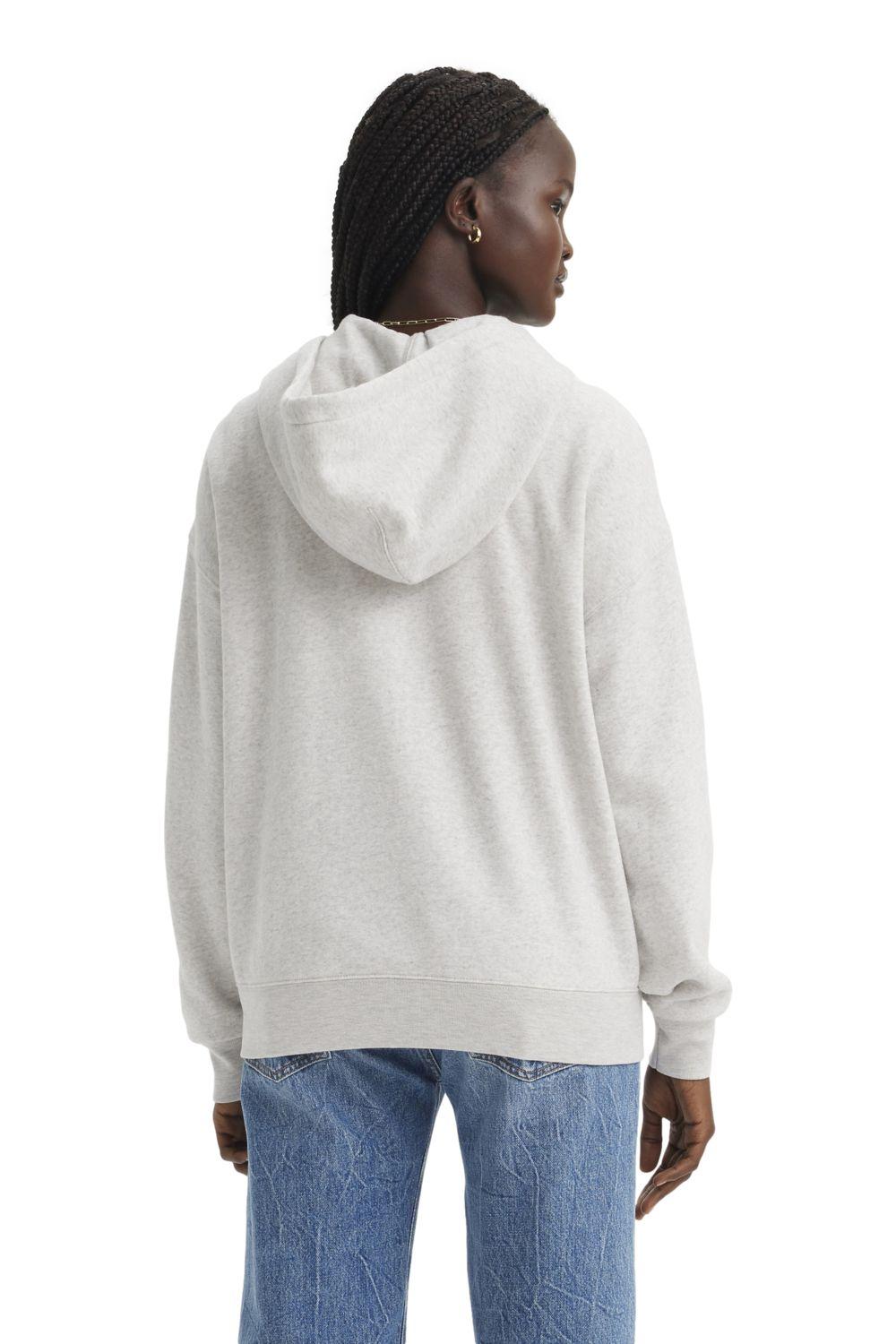 Polerón Mujer Everyday Zip Hoodie Gris Levis A5945-0004-1